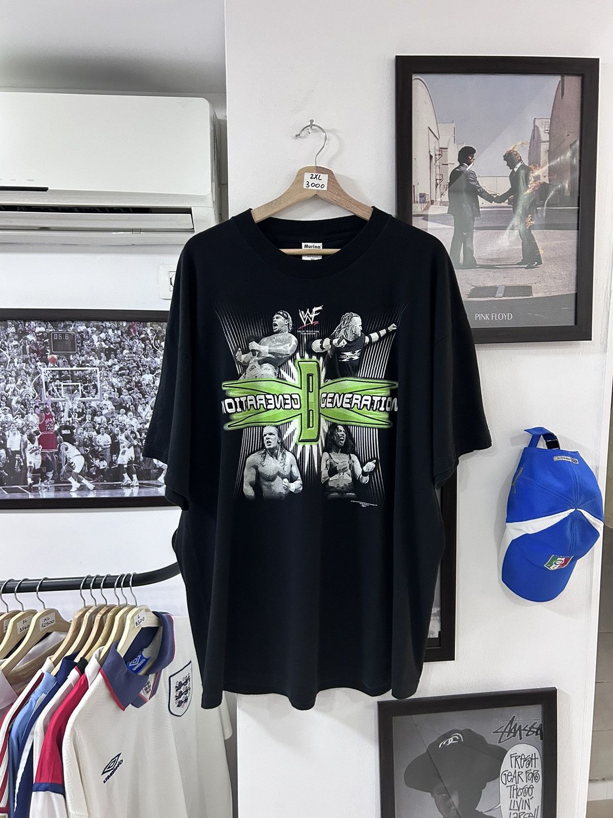 Image of Vintage Dx Generation Suck It Wwe Tee in Black, Men's (Size 2XL)