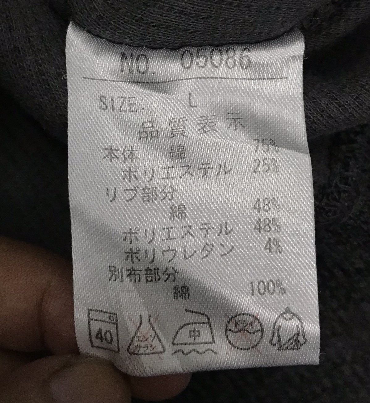 Japanese Brand × Vintage × Yohji Yamamoto Vintage YOHJI YAMAMOTO SACSNY Y’SACCS SWEATSHIRT Size US L / EU 52-54 / 3 - 9 Thumbnail