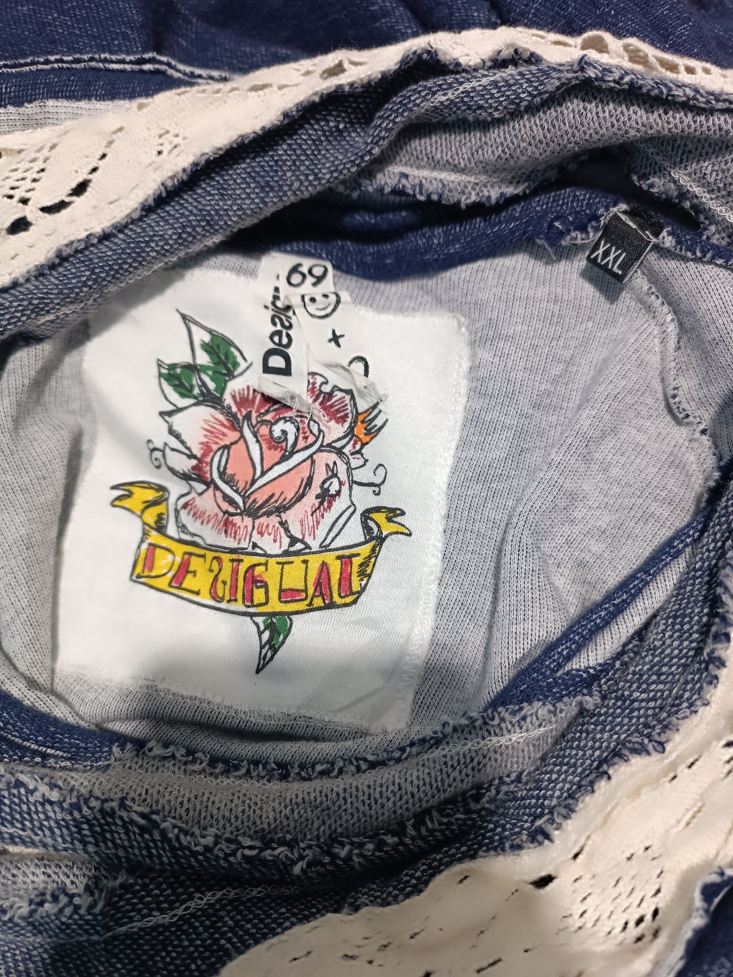 Desigual Vintage Desigual Collared Blue Long Sleeve Size US L / EU 52-54 / 3 - 7 Thumbnail