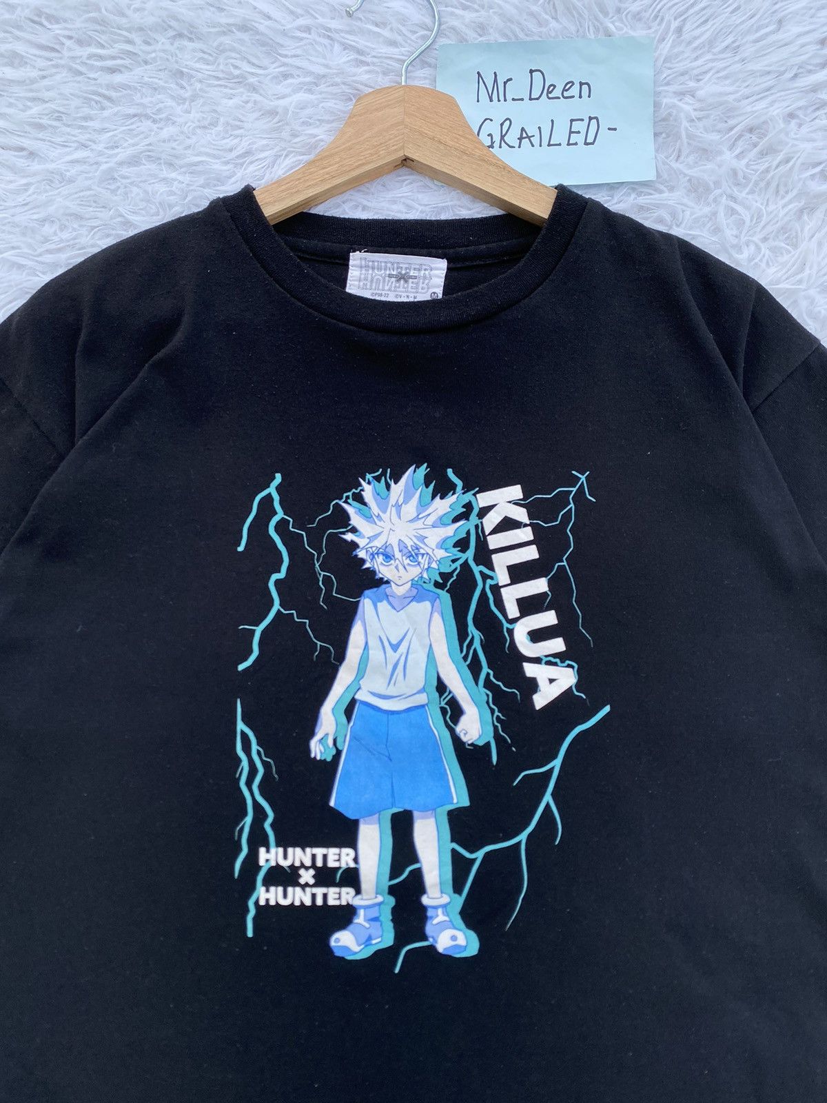 Anime Rare Vintage Hunter x Hunter Anime KILLUA Tee Size US M / EU 48-50 / 2 - 6 Thumbnail