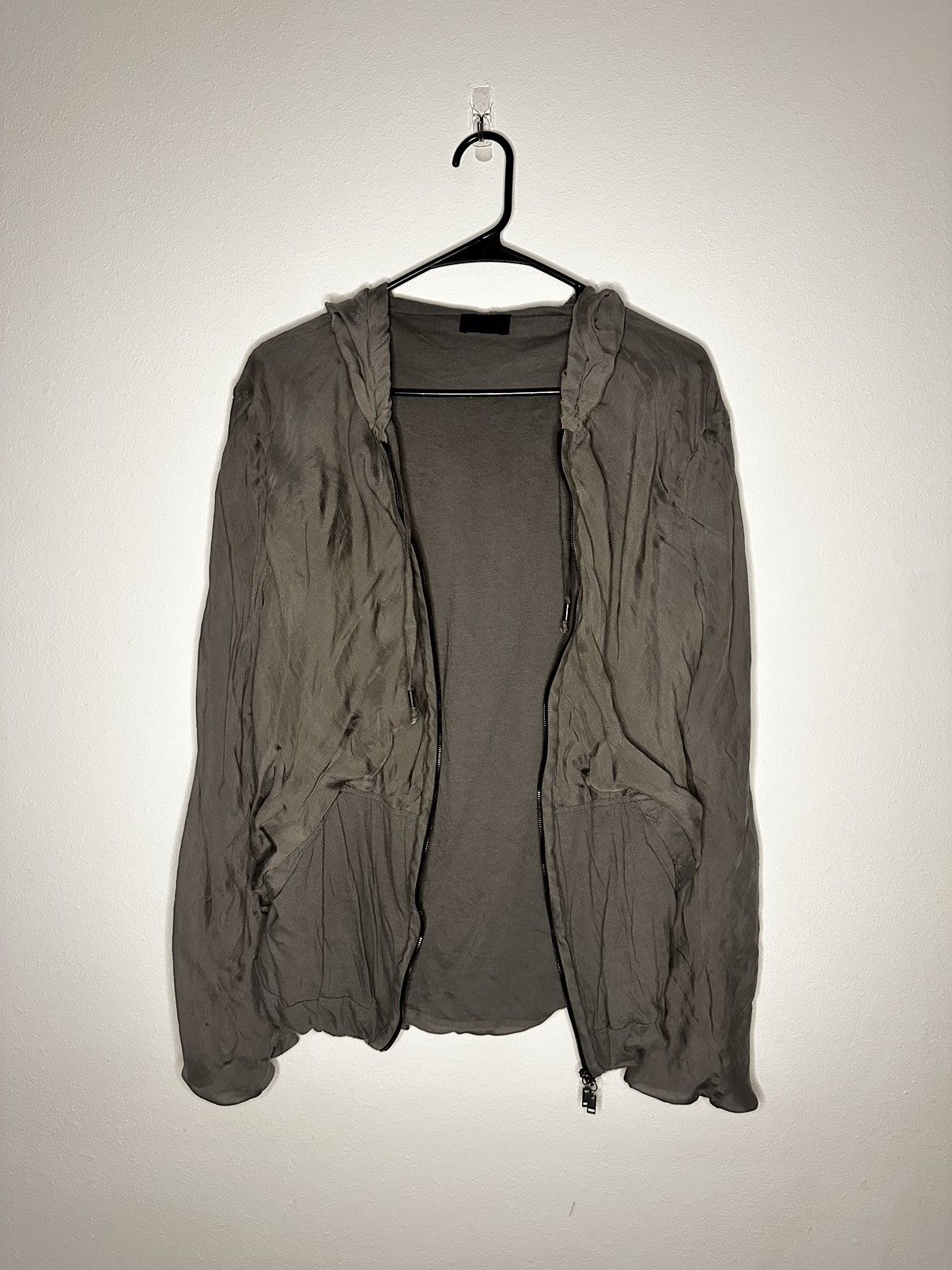 Lanvin Lanvin Silk Overlay Hoodie Jacket Size US XL / EU 56 / 4 - 2 Thumbnail