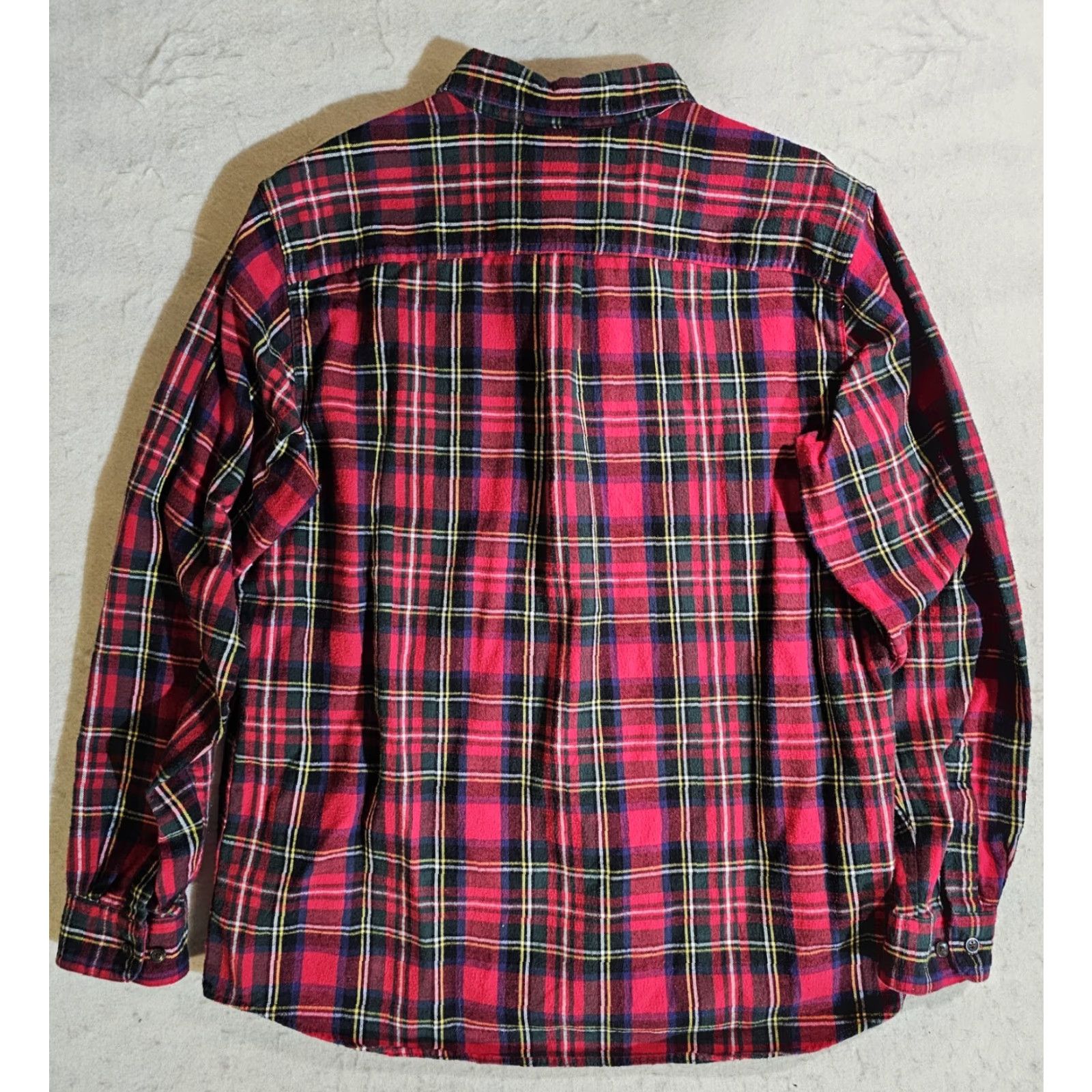 Vintage VINTAGE L.L. Bean Button-Up Flannel Shirt Mens Large Red Plaid Long Sleeve Traditional Fit Size US L / EU 52-54 / 3 - 6 Thumbnail