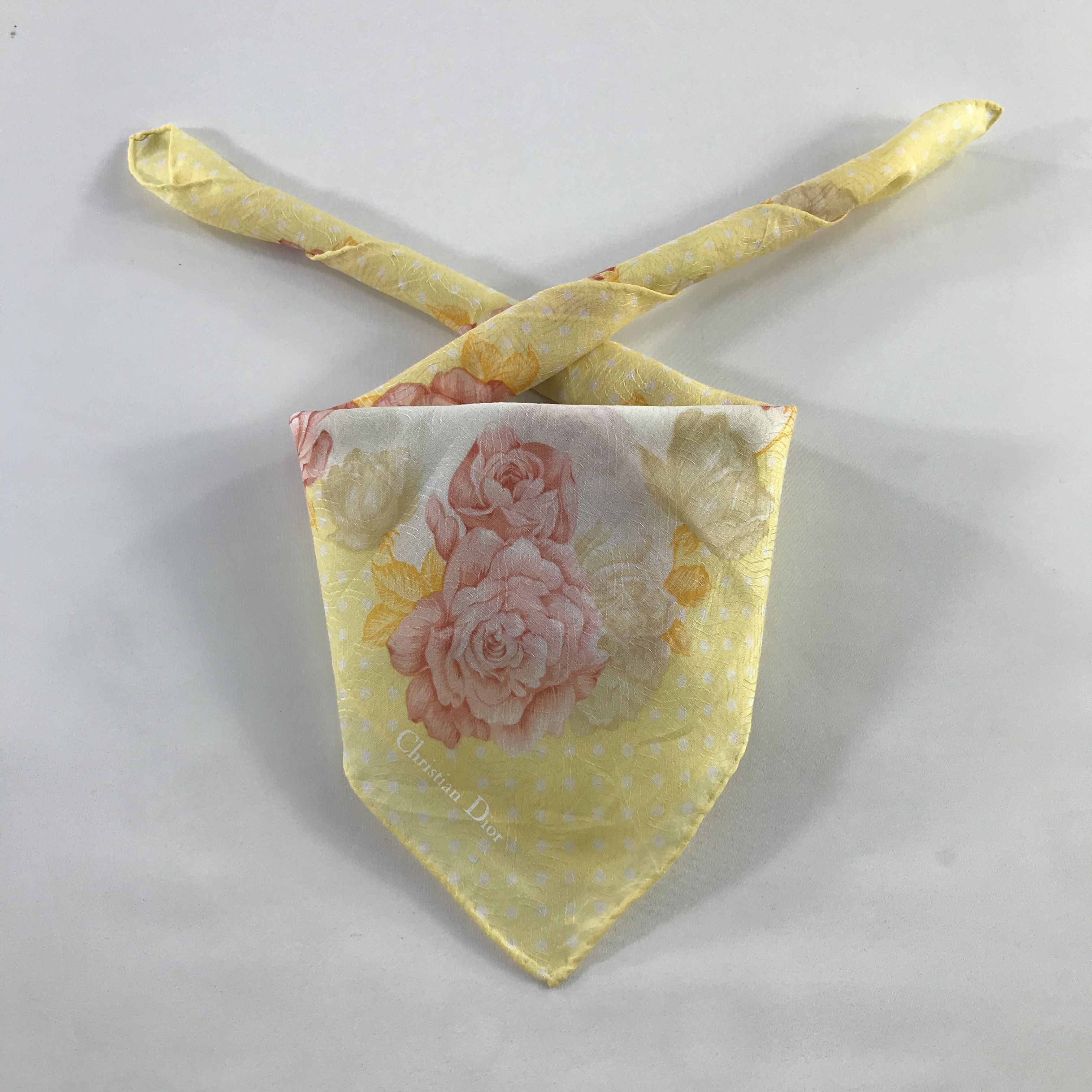 Christian Dior Monsieur × Vintage Christian Dior Bandana / Handkerchief / Neckerchief - S473 Size ONE SIZE - 3 Thumbnail