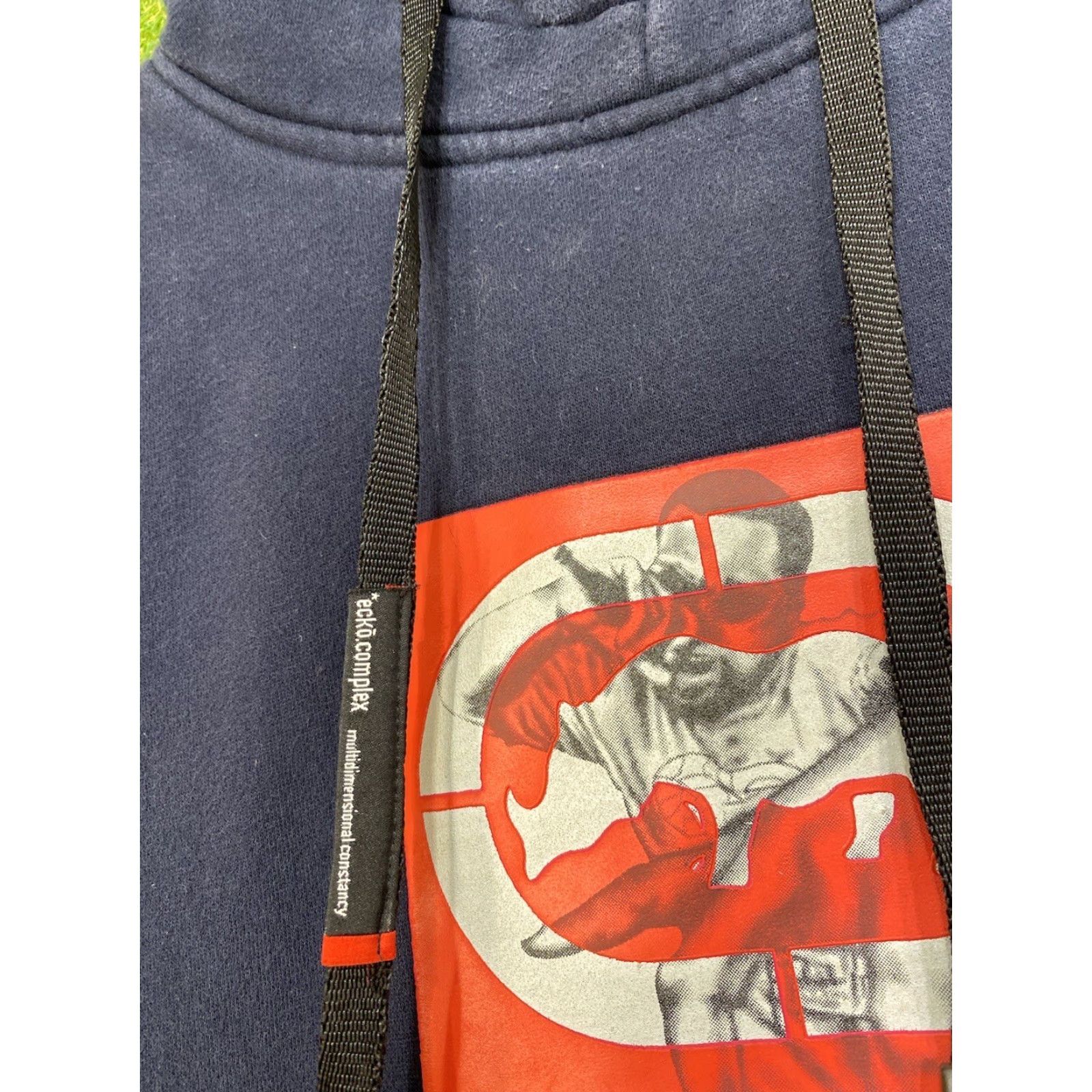 JNCO VINTAGE ECKO Hoodie Mens XL Red Crew Neck Long Sleeve Graphic Print 90s Hip Hop Skater Baggy Size US XL / EU 56 / 4 - 4 Thumbnail