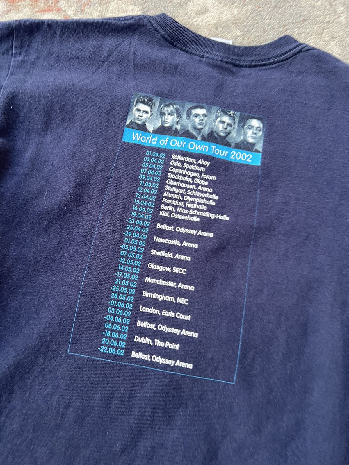 Band Tees Westlife 2002 World Of Our Tour Tee Size US M / EU 48-50 / 2 - 8 Thumbnail