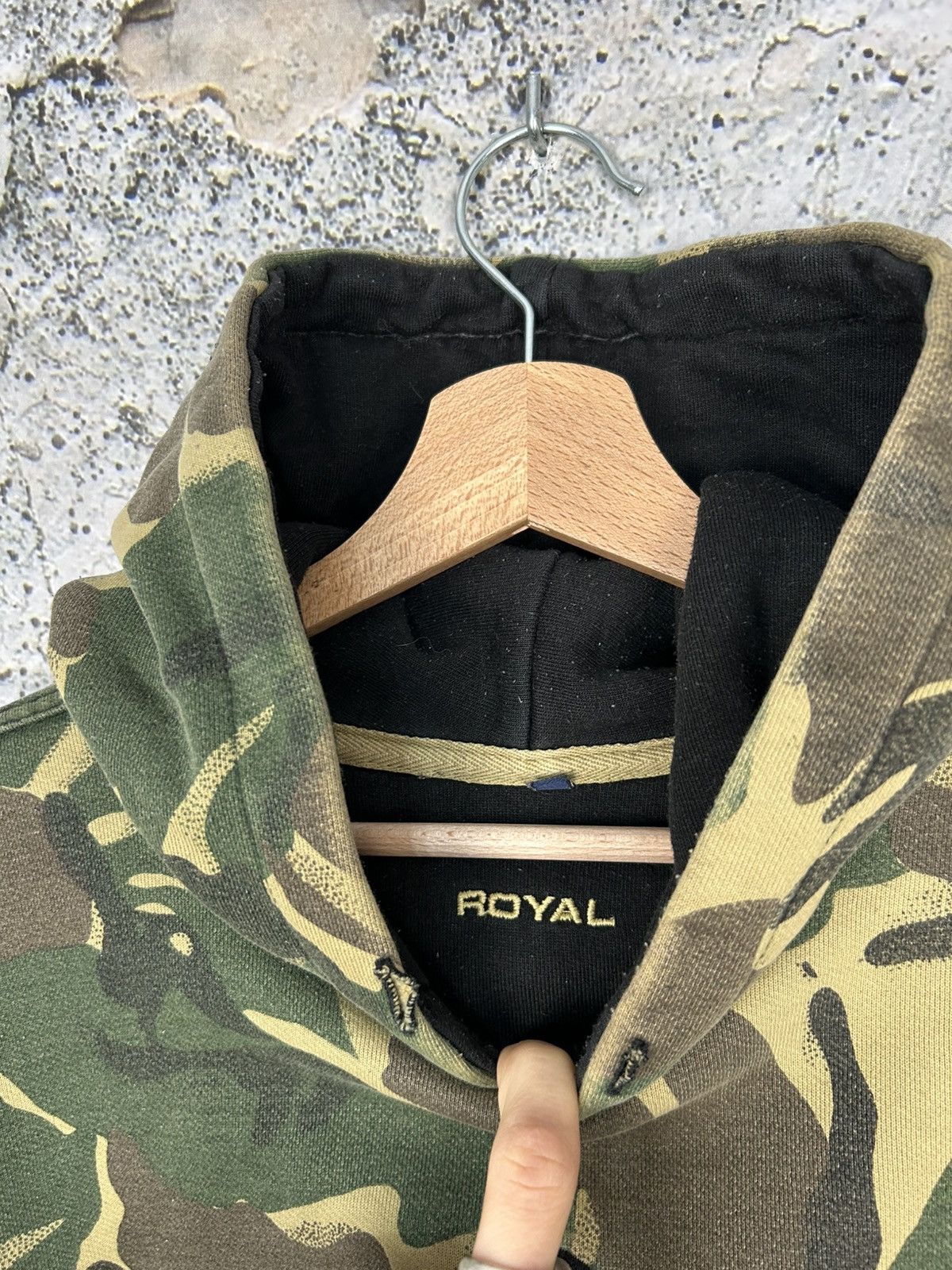 Vintage Royal Vintage Camo Baggy Hoodie Rap Skate Streetwear 90s Size US XXL / EU 58 / 5 - 7 Thumbnail