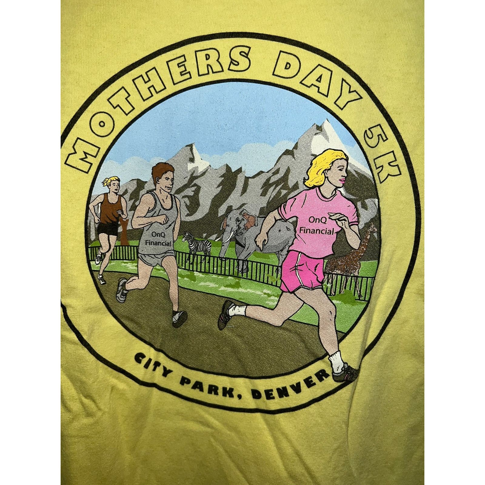 Anvil Mothers Day 5K Shirt City Park Denver Colorado Runner Run M Size US M / EU 48-50 / 2 - 2 Thumbnail