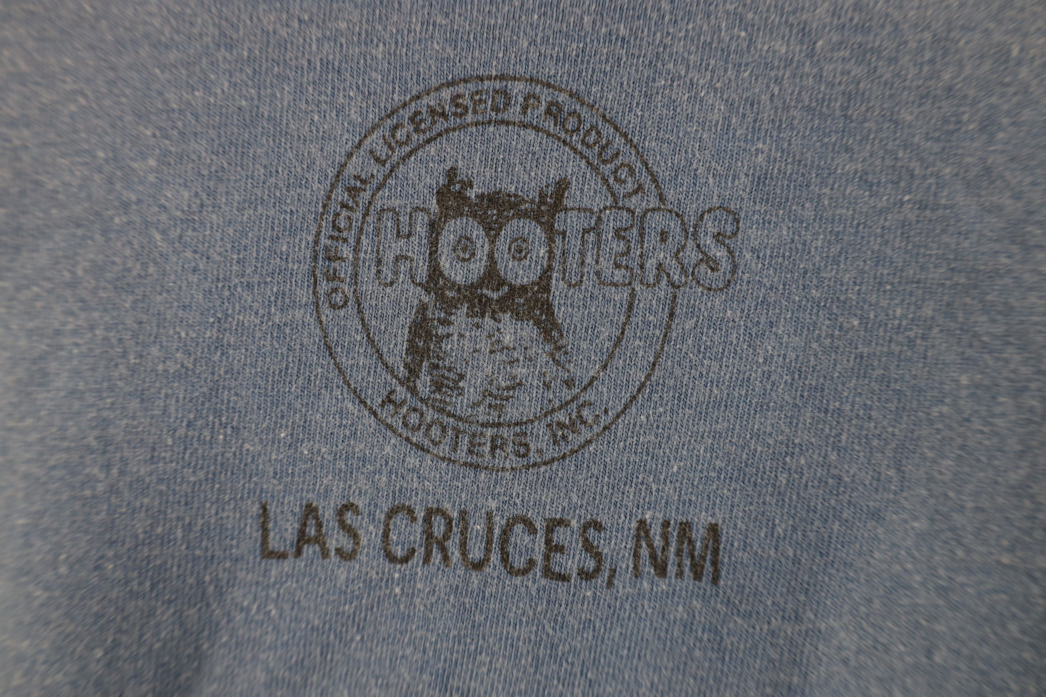 Vintage Vintage 90s Hooters Extreme Long Sleeve T-Shirt Blue Cotton Size US L / EU 52-54 / 3 - 11 Thumbnail