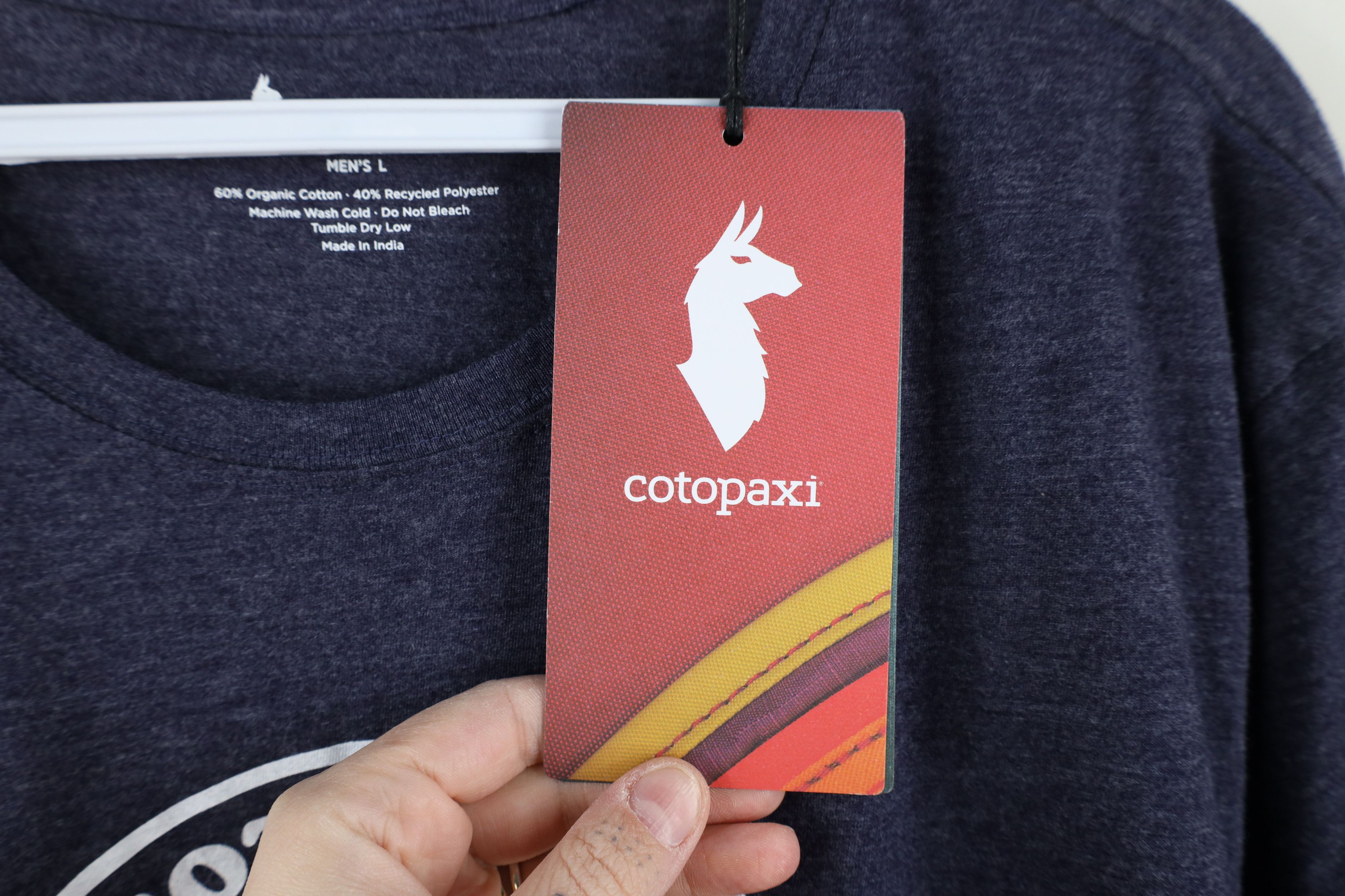 Vintage New Cotopaxi Cotton Spell Out Mountains Sunny Side T-Shirt Size US L / EU 52-54 / 3 - 4 Thumbnail