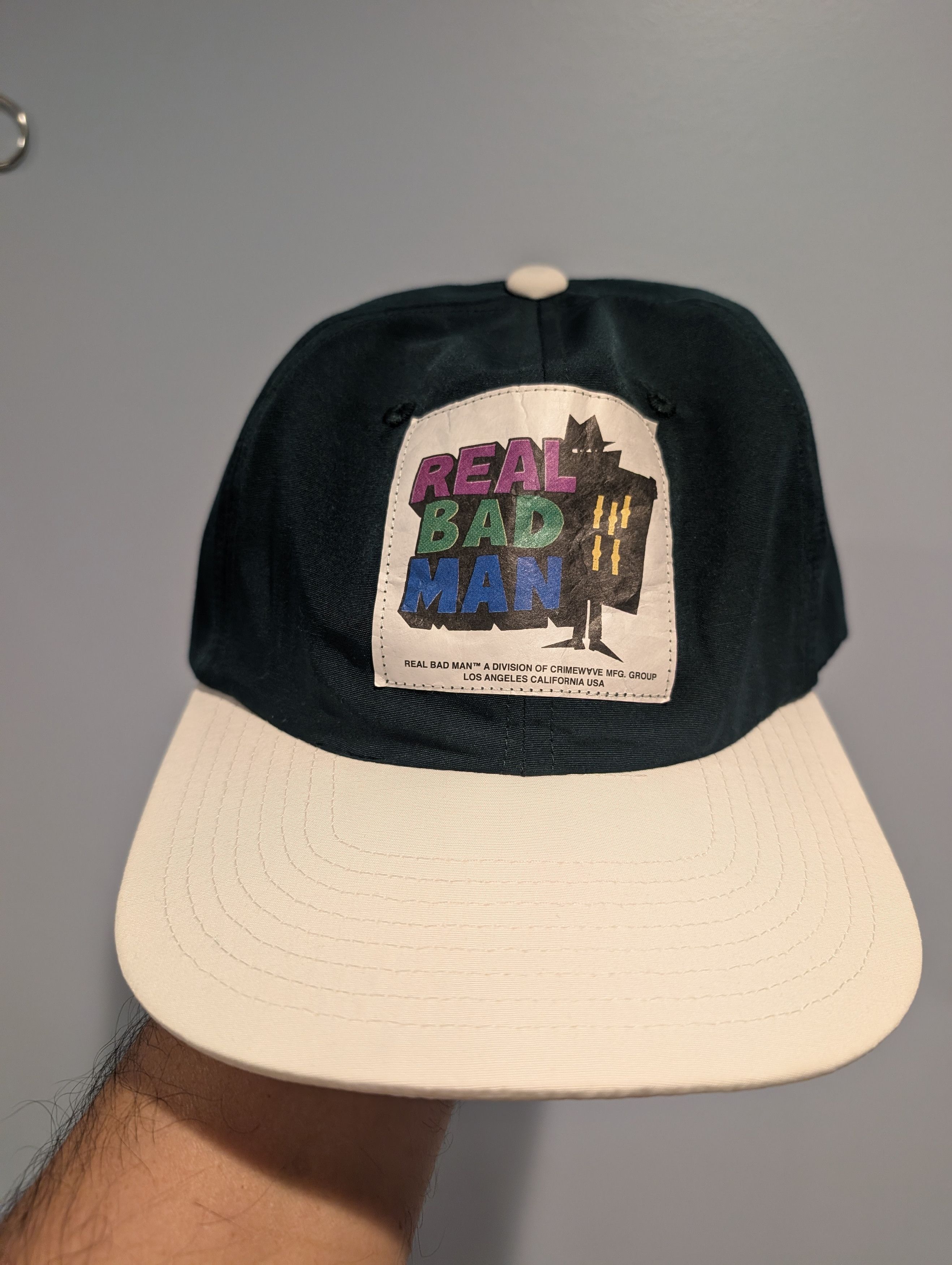 Real Bad Man Real Bad Man Forest Green Hat Size ONE SIZE - 1 Thumbnail