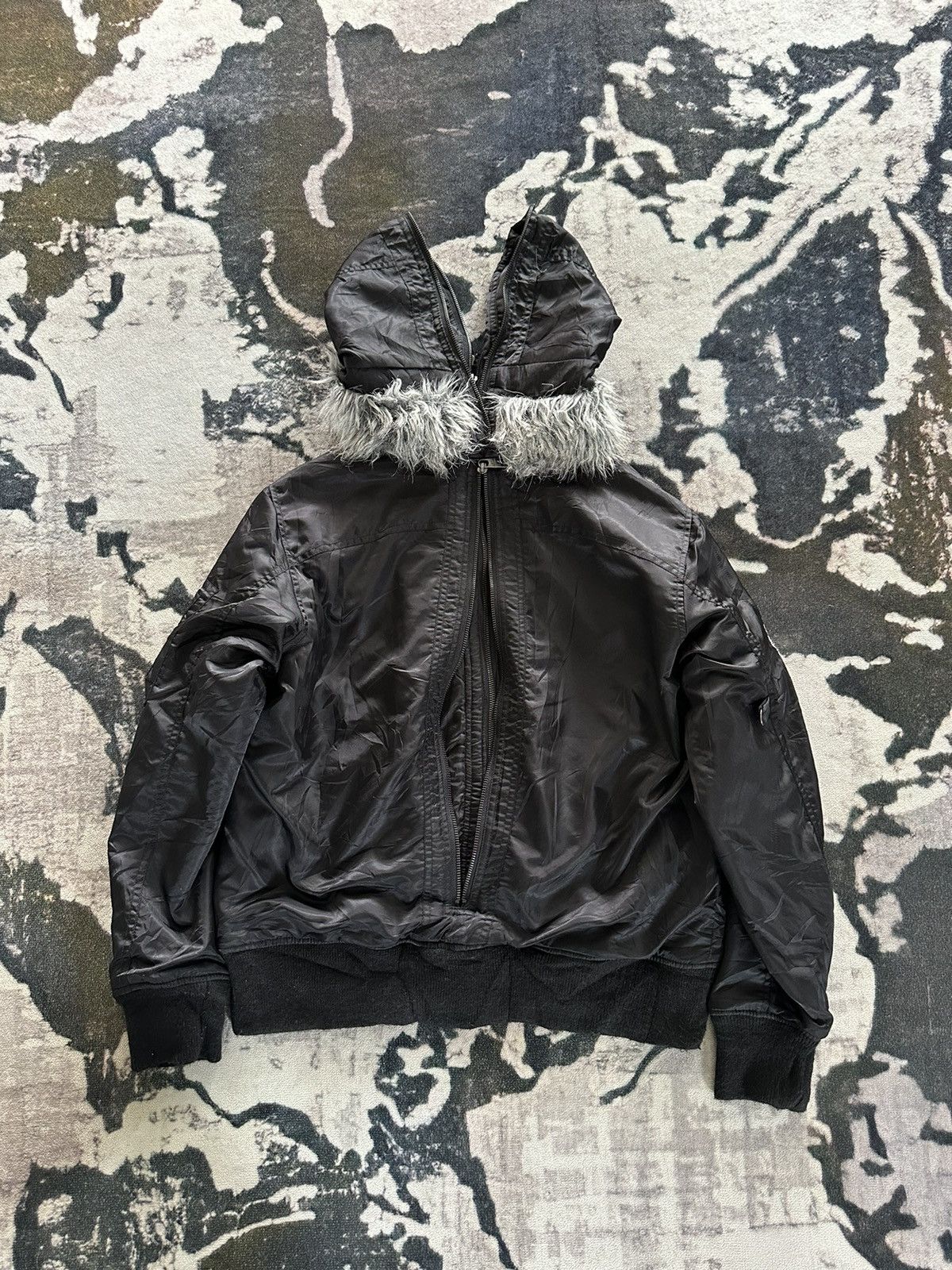 BERNINGS SHO 00’s Berning Sho punk bomber zipper jacket Size US M / EU 48-50 / 2 - 5 Thumbnail