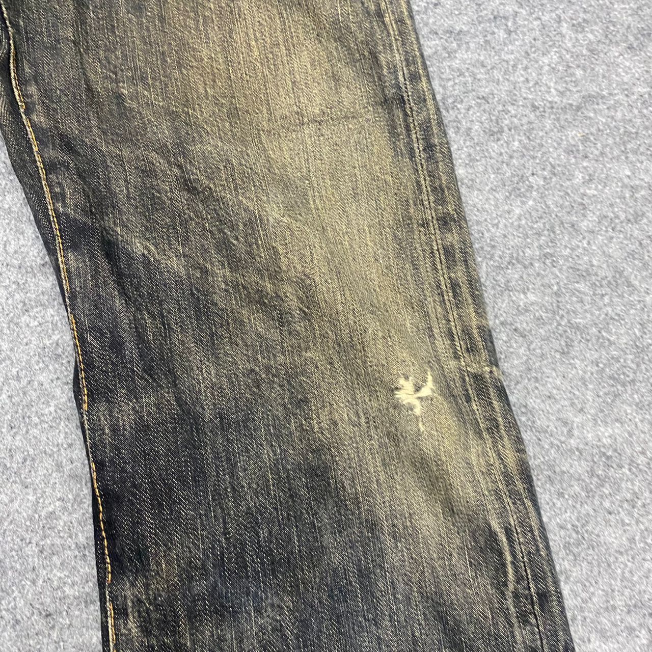 45rpm 💥Best Offer💥Vintage 45 RPM Distressed Denim Size US 29 - 14 Thumbnail