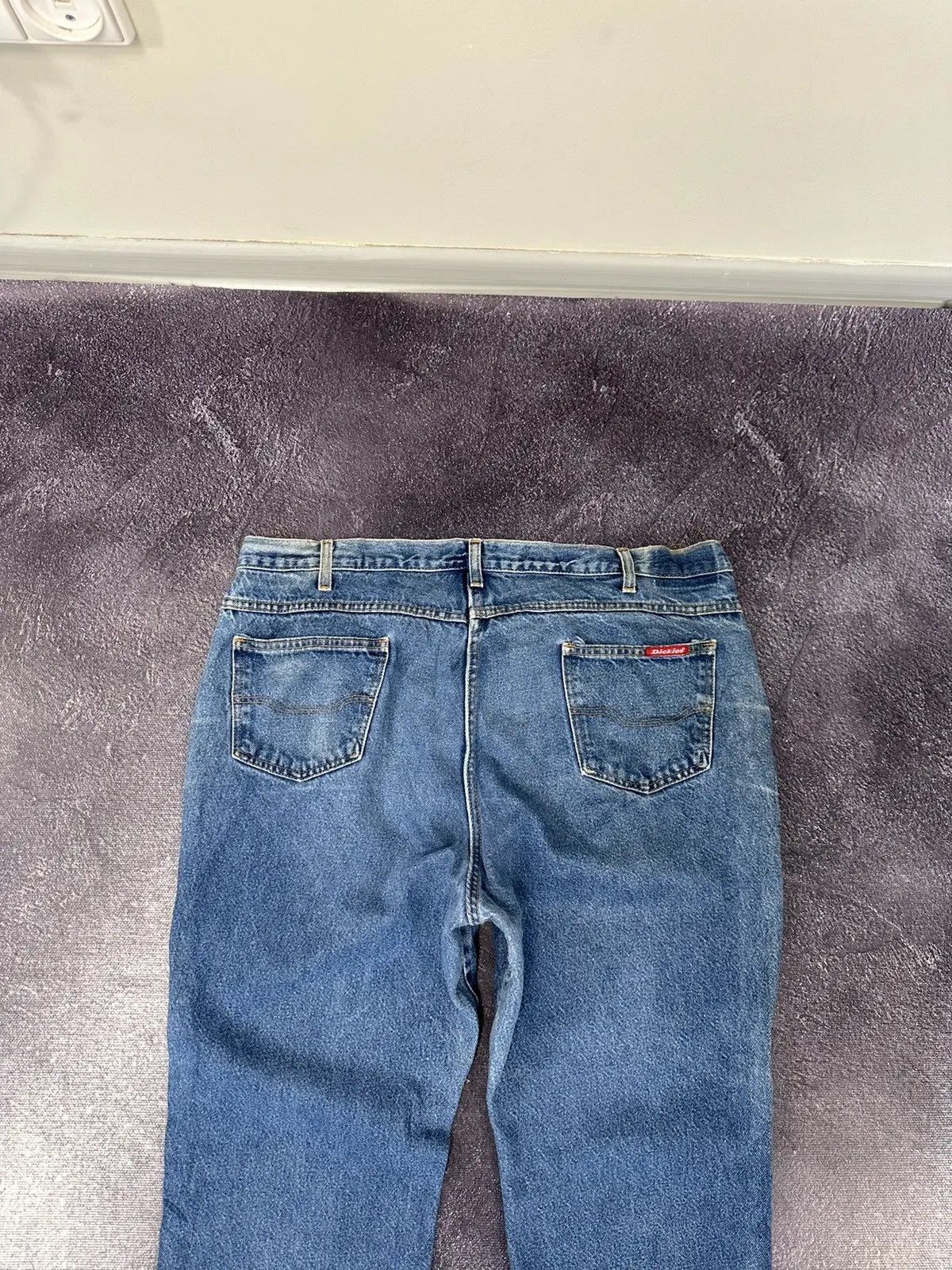 Dickies × Vintage Vintage Dickies Denim Faded Blue Hype Work Baggy Jeans Size US 42 / EU 58 - 5 Thumbnail