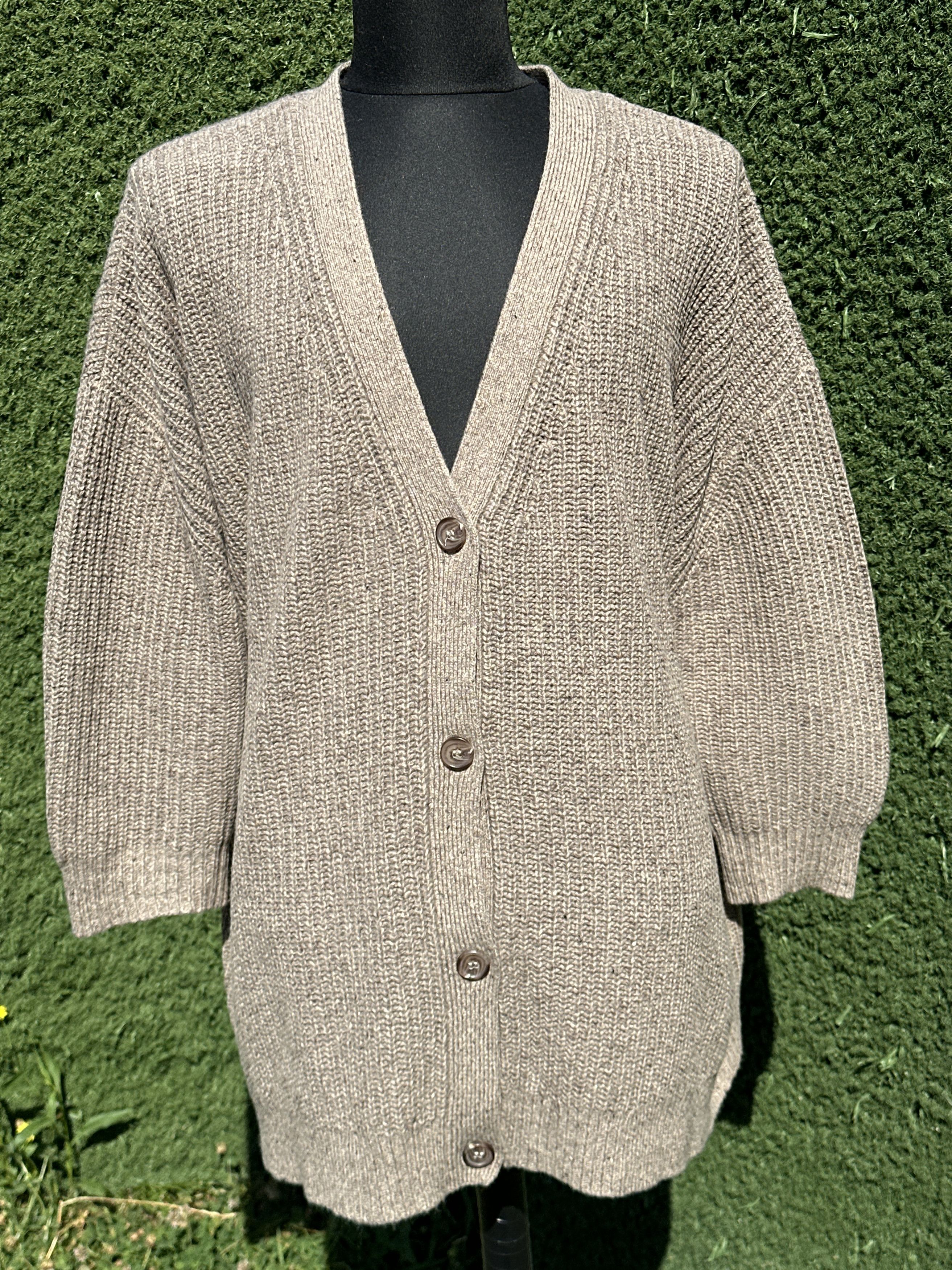 Jenni Kayne Knit Cocoon Cardigan 100% Cashmere Size 3XL