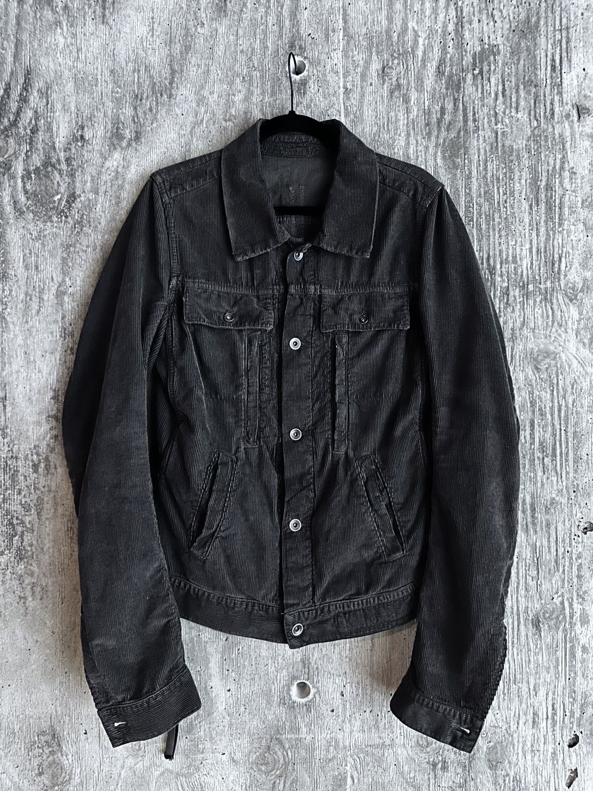 Pre-owned Rick Owens X Rick Owens Drkshdw Rick Owens Archive Trucker Jacket Corduroy Fw07 Exploder