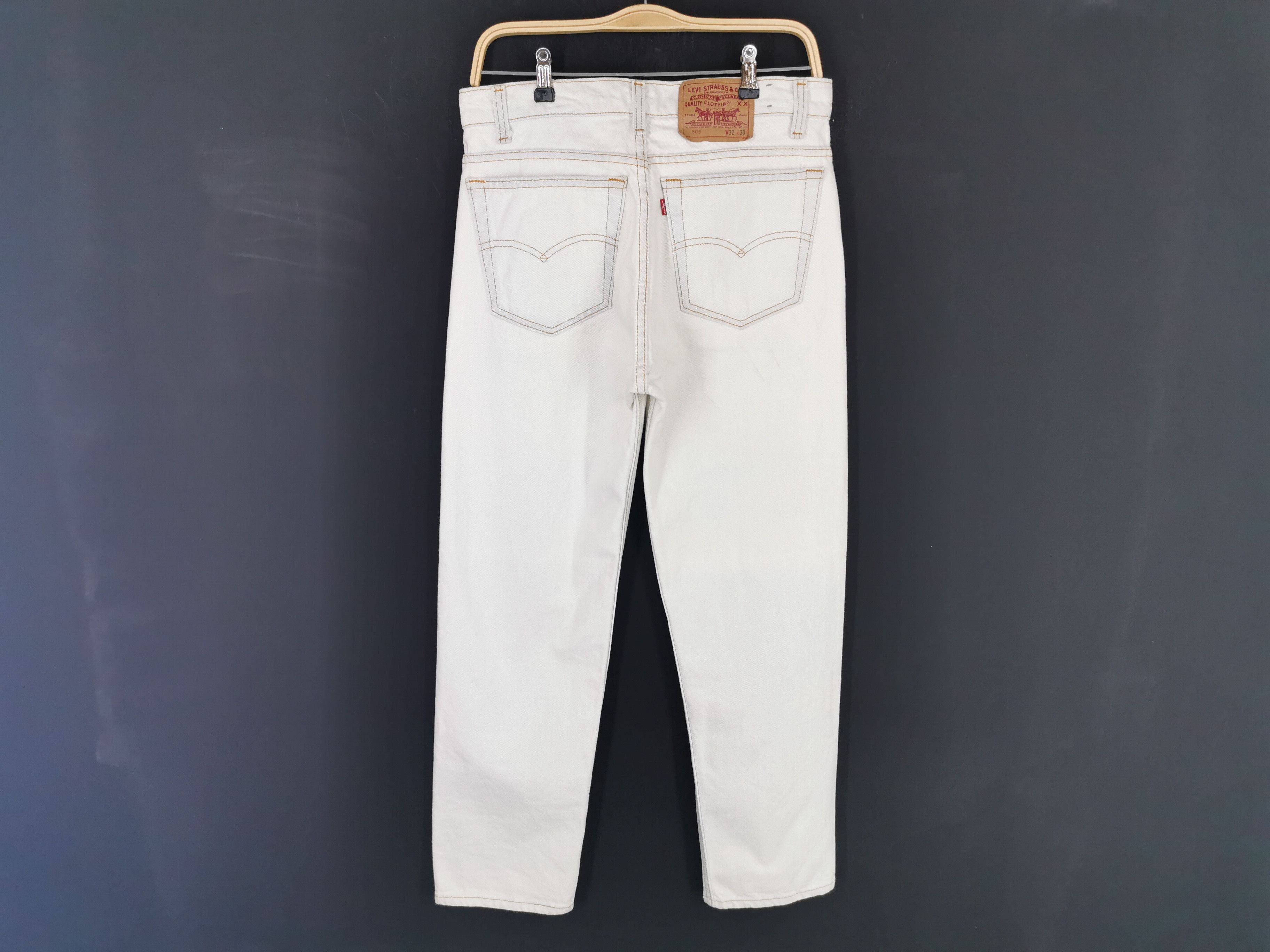 Levi's Vintage 80's Levis Lot 505 X The Clash Denim Made In USA Size US 31 - 2 Thumbnail