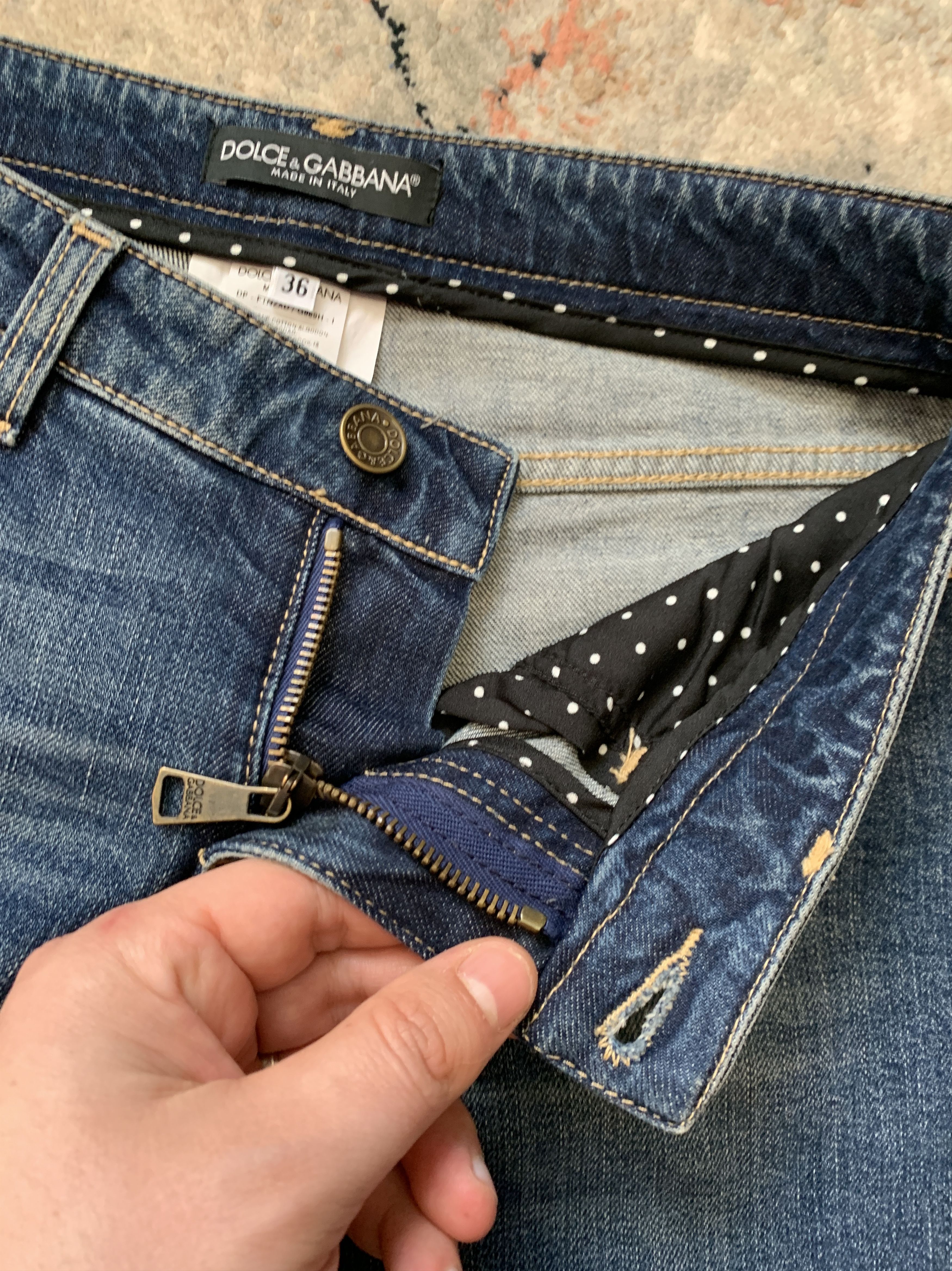 Dolce & Gabbana Docle & Gabbana Jeans Size 25" / US 0 / IT 36 - 4 Thumbnail