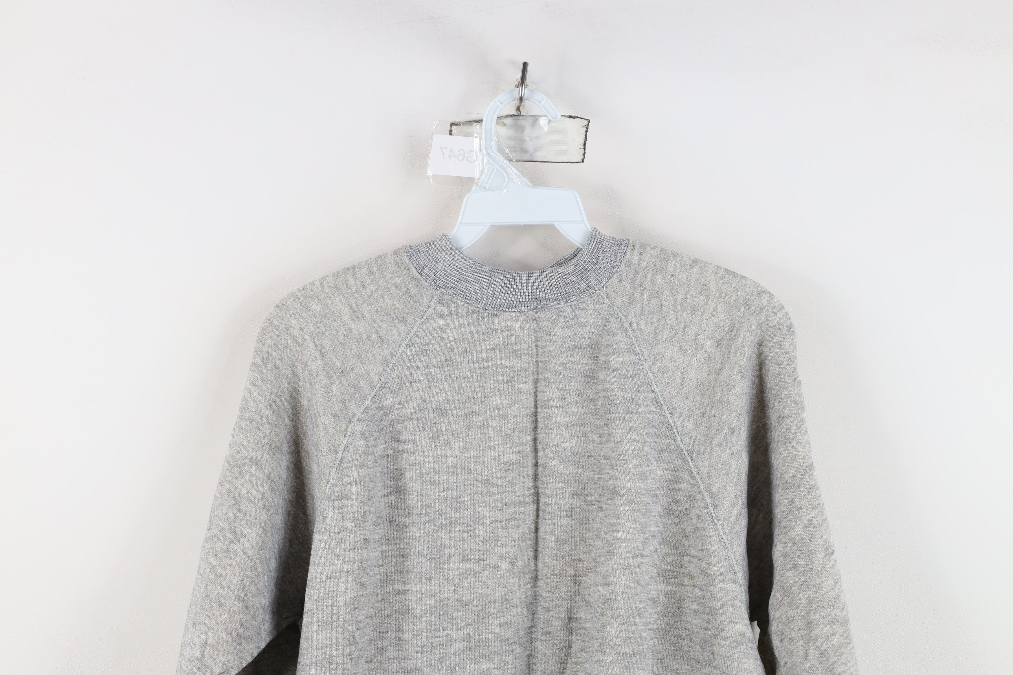Vintage Deadstock Vintage 60s 70s Streetwear Sweatshirt Gray USA Size US M / EU 48-50 / 2 - 7 Thumbnail