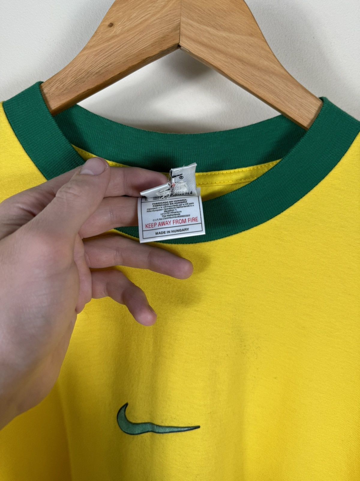 Nike × Vintage Nike 90ʼs Ronaldo #9 vintage t shirt Size US XL / EU 56 / 4 - 7 Thumbnail
