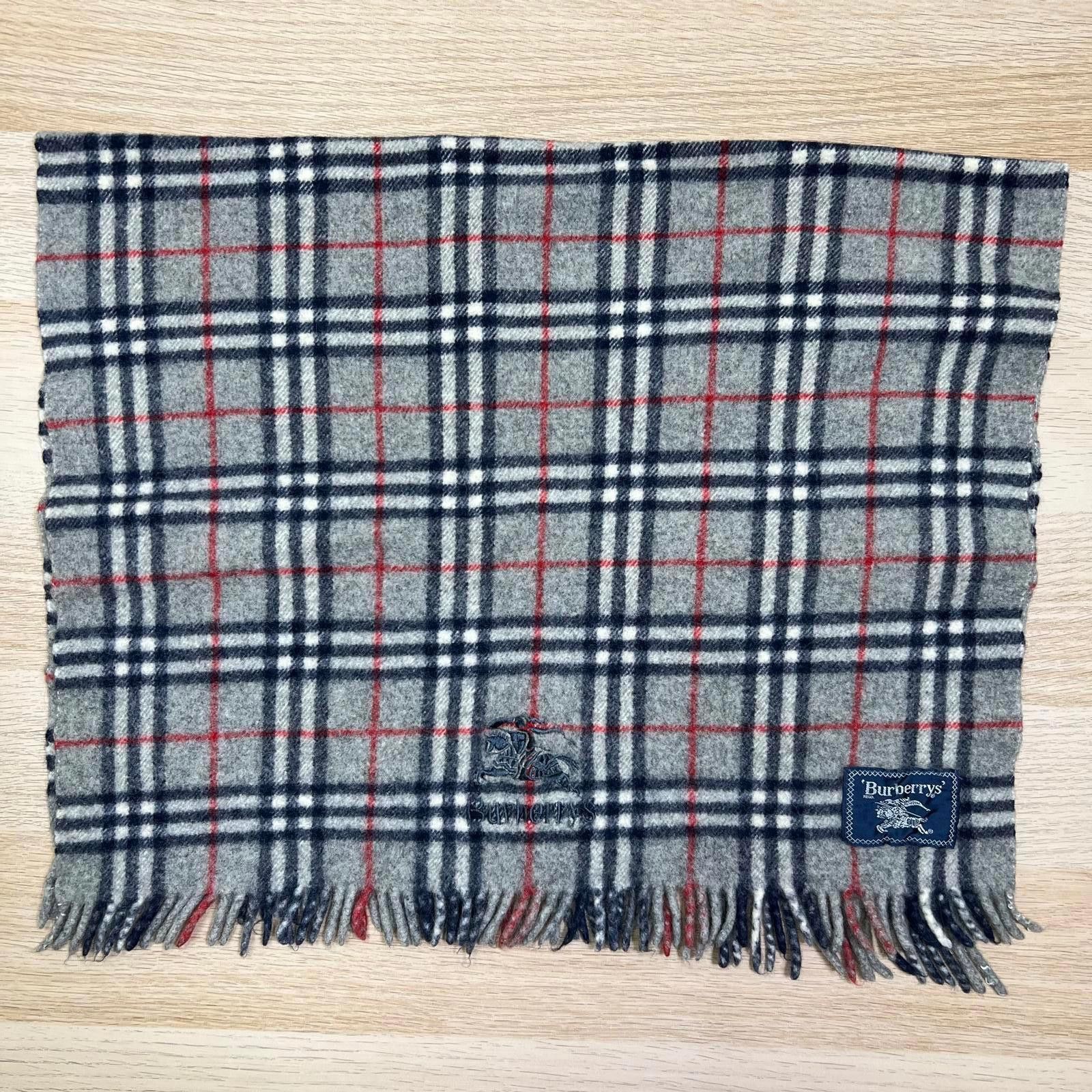 Designer Vintage Burberrys Scarf Size ONE SIZE - 2 Thumbnail