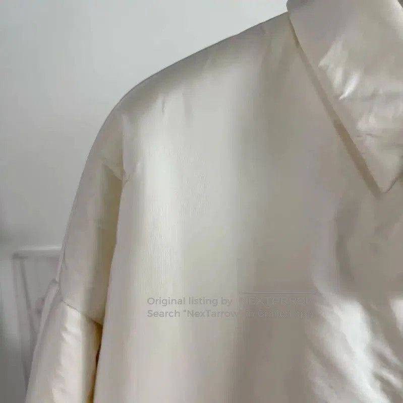 Other Prada Cream Color Women's Jacket in Size L. Size L / US 10 / IT 46 - 3 Thumbnail