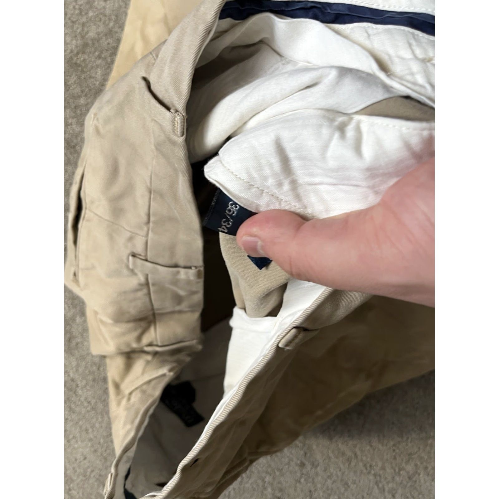 Polo Ralph Lauren VINTAGE Polo Ralph Lauren Pants Adult 36 Brown Chino Preston 100% Cotton 36x31 Size US M / EU 48-50 / 2 - 6 Thumbnail