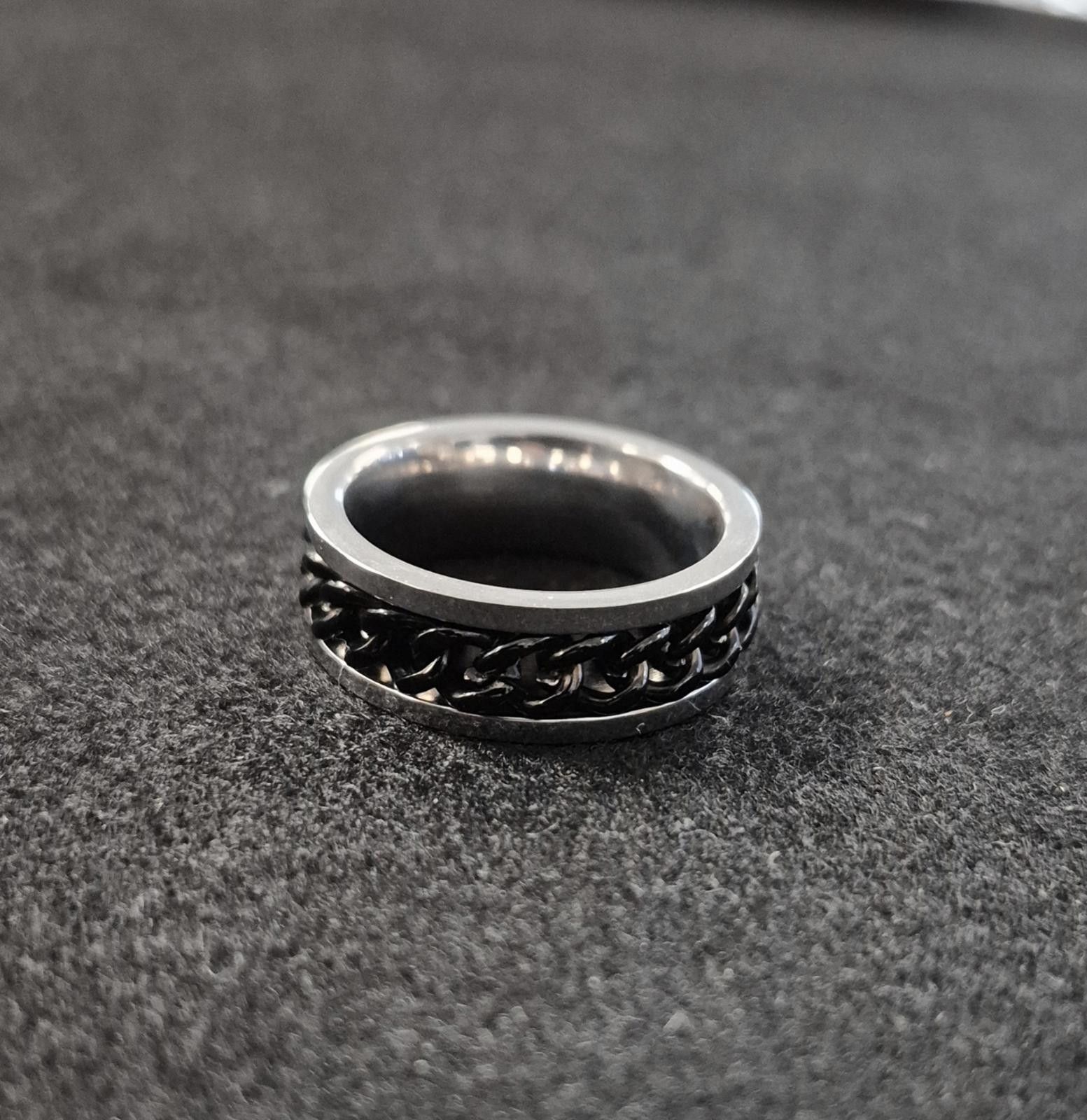 Other Sutton by Rhona Sutton Men's Two-Tone Chain Ring Size ONE SIZE - 2 Thumbnail