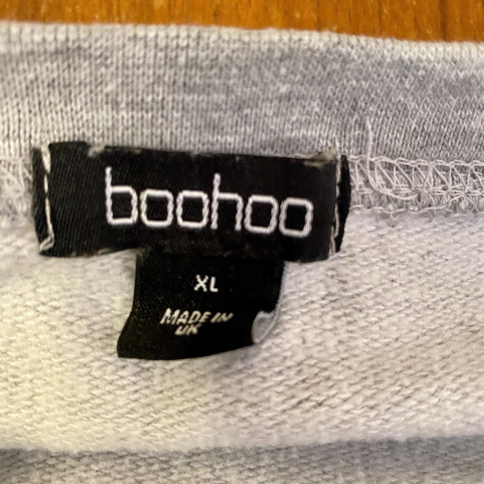 Boohoo Chicago XL Sweatshirt Crew Long Sleeve Gray Pullover Shirt Size US XL / EU 56 / 4 - 2 Thumbnail