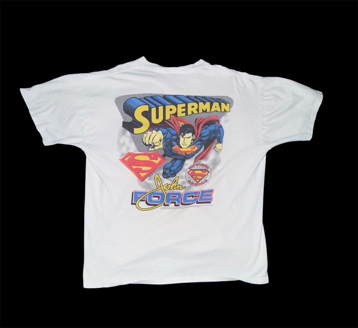 Vintage John Force Superman Tee (1997) Size US L / EU 52-54 / 3 - 2 Thumbnail