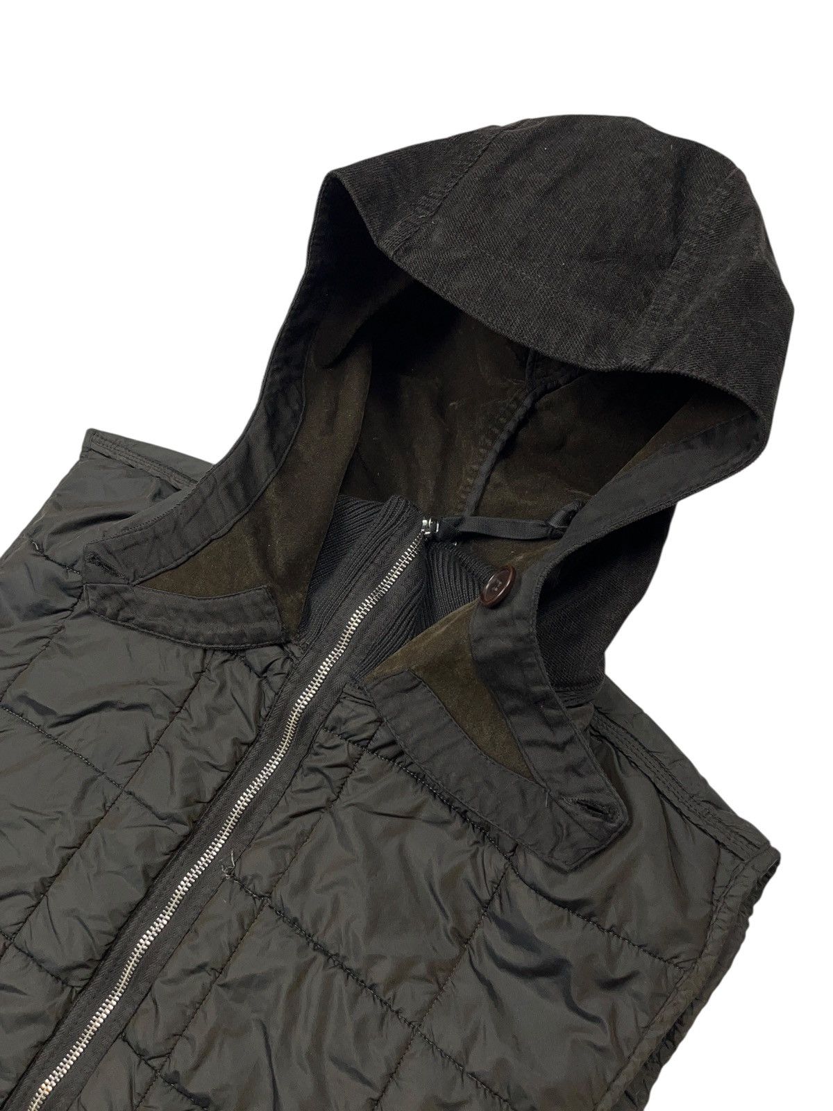 C.P. Company Vintage C.P. Company Quilted Hooded Vest Liner Full Zip Size US XL / EU 56 / 4 - 3 Thumbnail