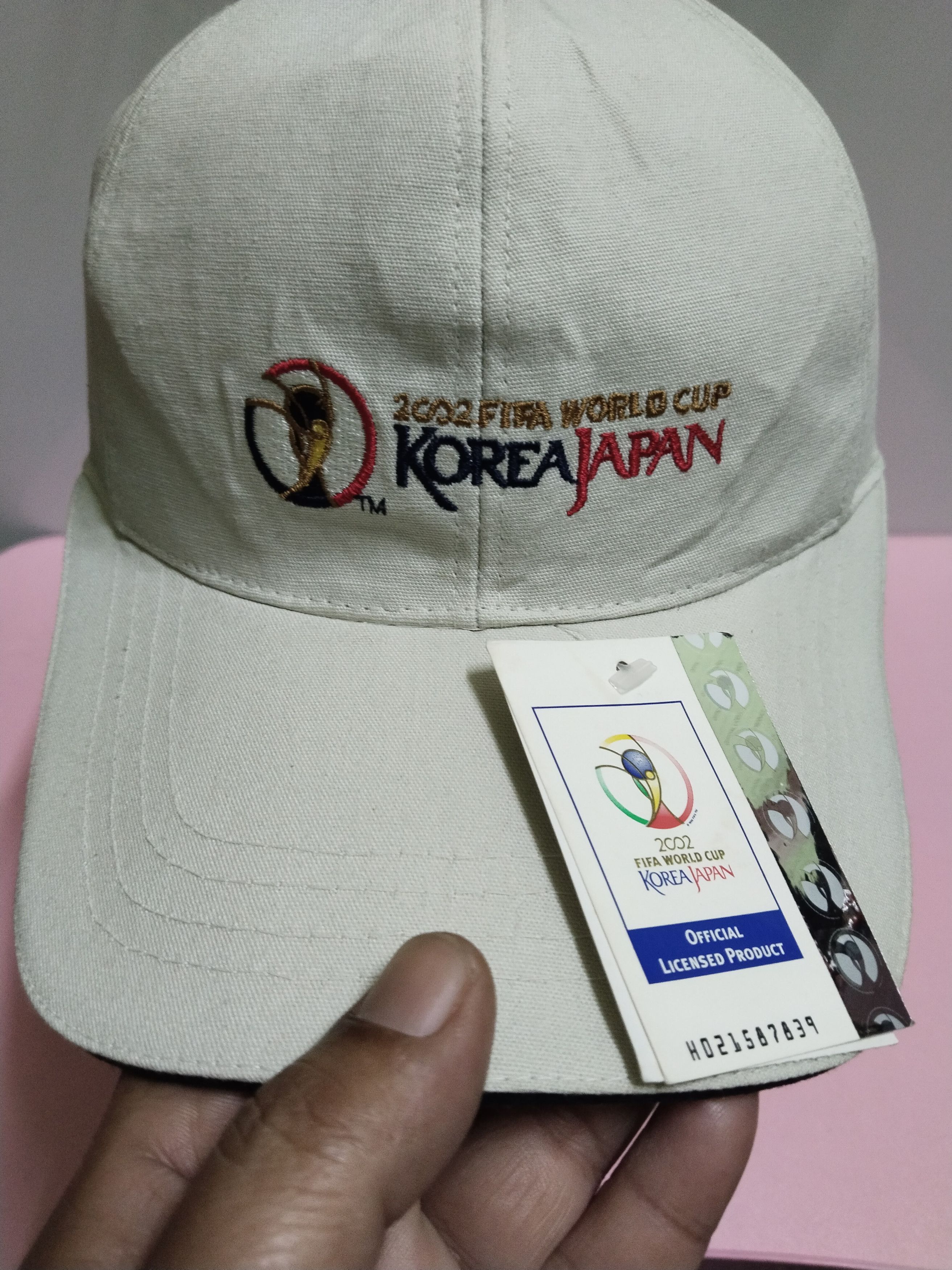 ウェア 2002 FIFA WORLD CAP Vintage 2002 FIFA World Cup Korea Japan Dark Blue Cap (One