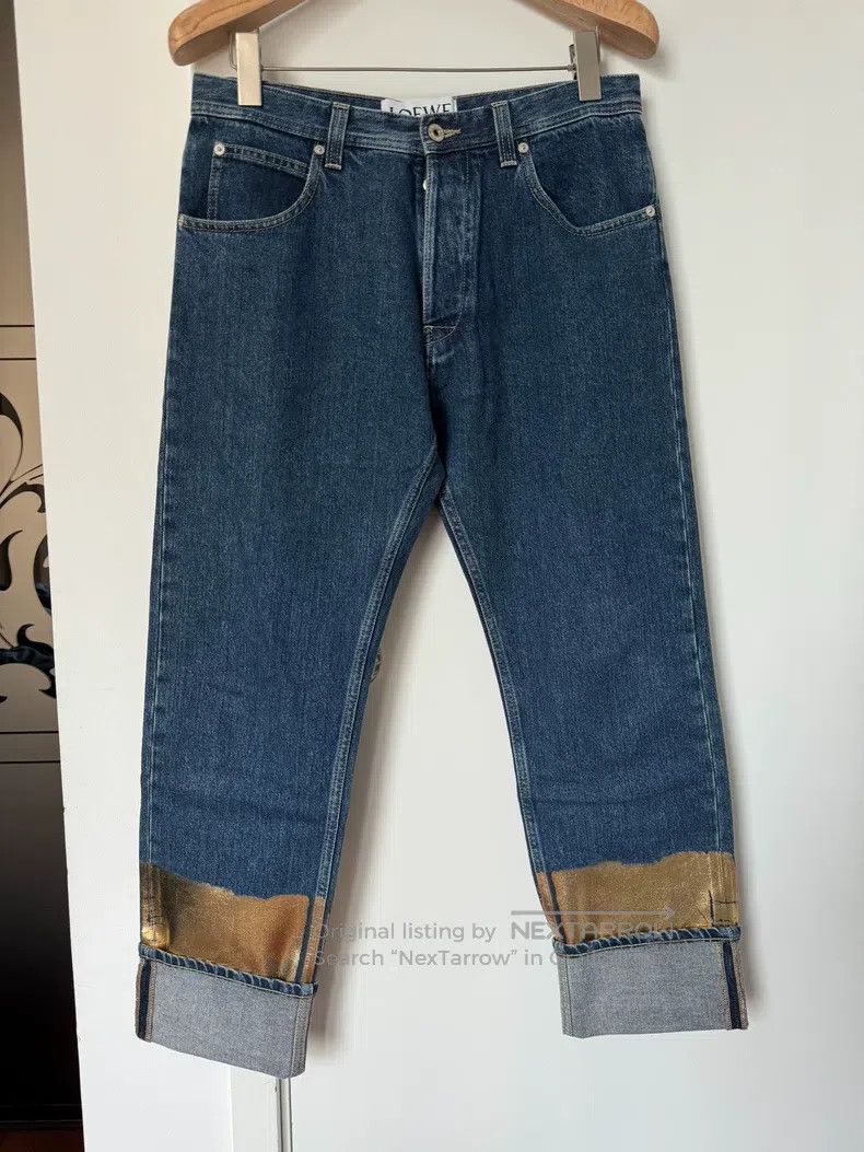Loewe Loewe Embellished Turn-up Denim Pants Size 32" / US 10 / IT 46 - 2 Thumbnail