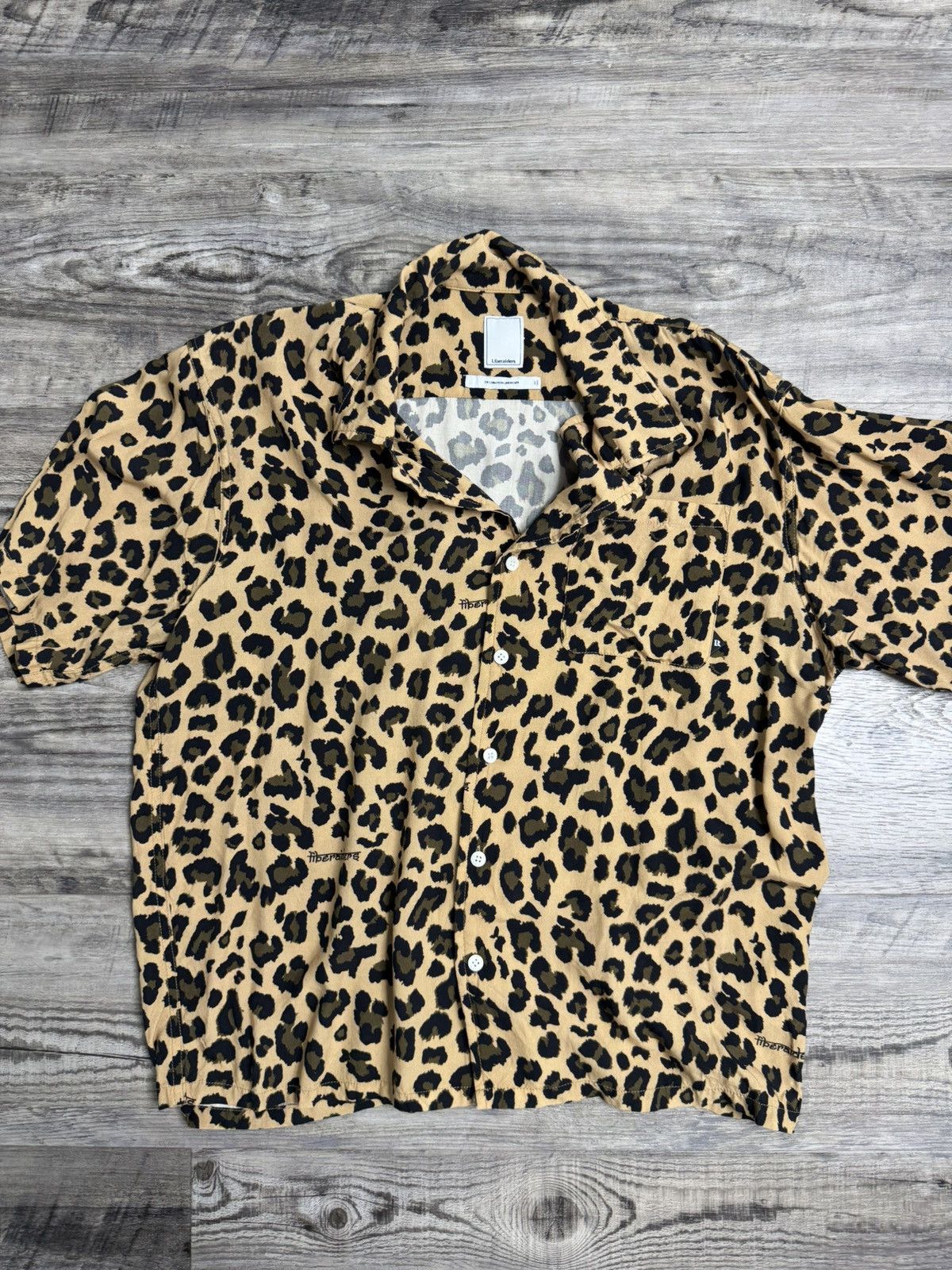 Liberaiders LIBERAIDERS - LEOPARD RAYON SHIRT - LEOPARD Size US S / EU 44-46 / 1 - 1 Thumbnail