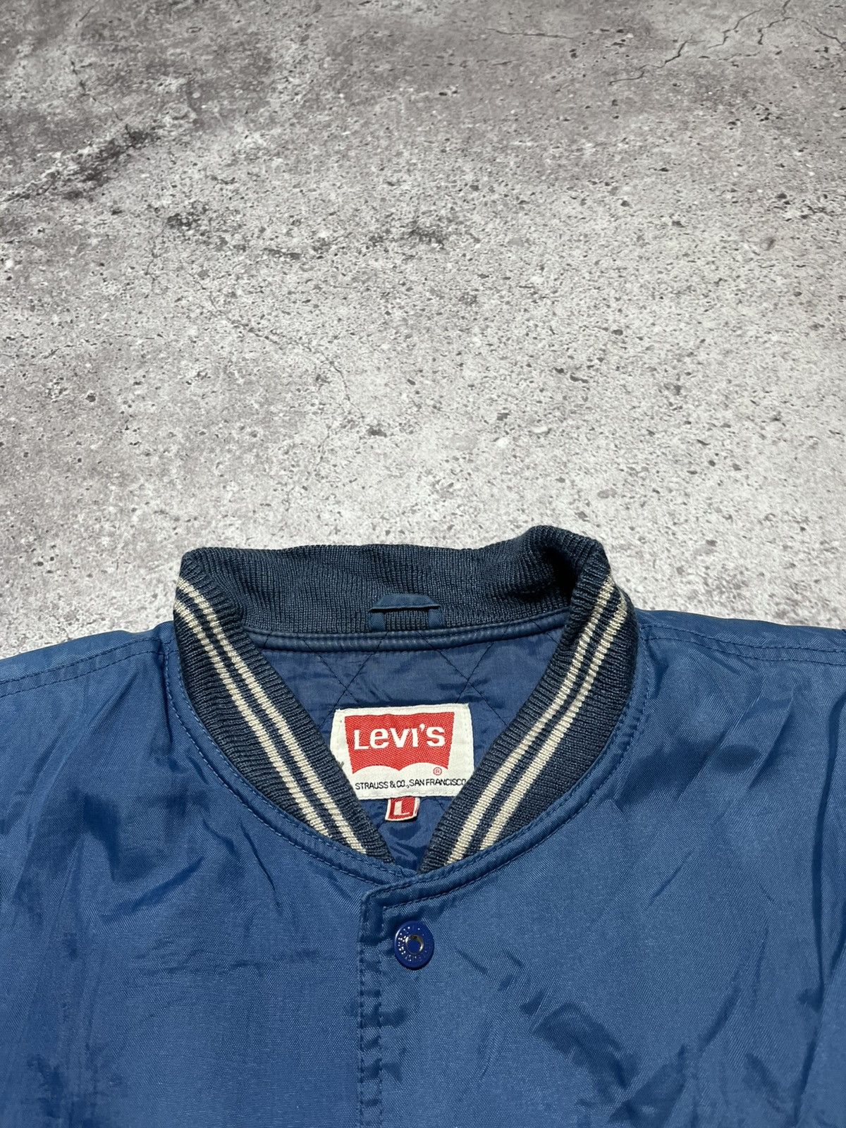 Levi's Vintage Clothing Vintage 80's LEVI'S Of California USA Varsity bomber jacket Size US L / EU 52-54 / 3 - 4 Thumbnail