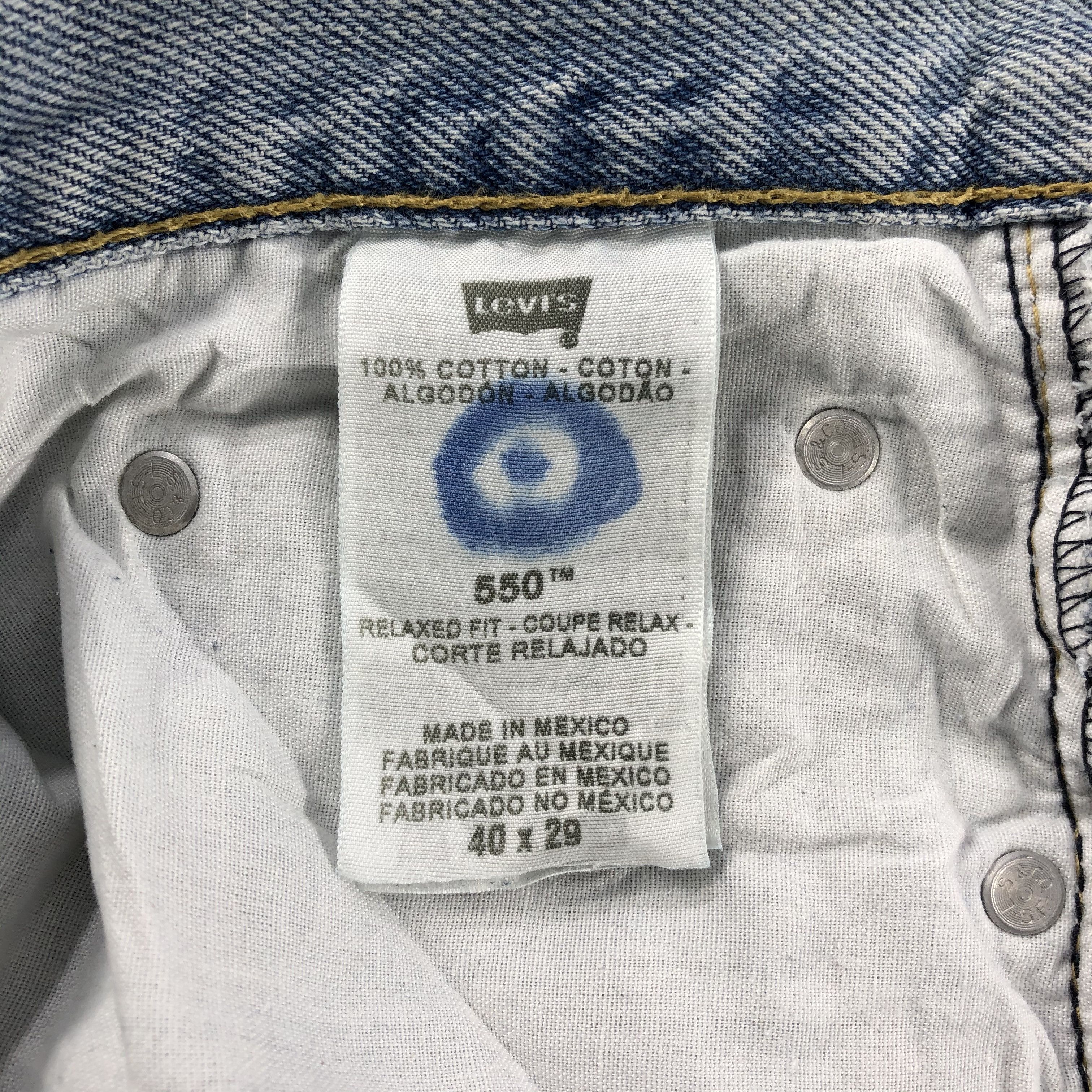 Levi's Vintage Levis Jeans Lot 550 Light Wash Denim-J963 Size US 39 - 10 Thumbnail
