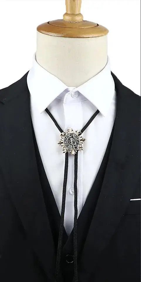 VIBE Vintage Leather Rope Bolo Tie Size ONE SIZE - 1 Thumbnail
