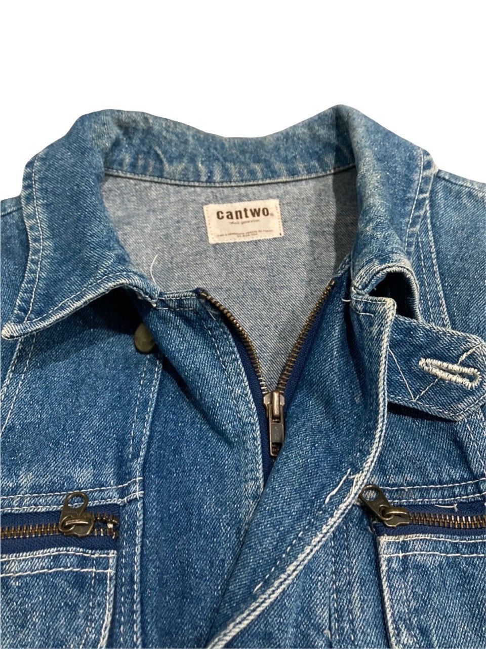 Japanese Brand × Vintage Cantwo denim jacket Size US L / EU 52-54 / 3 - 5 Thumbnail