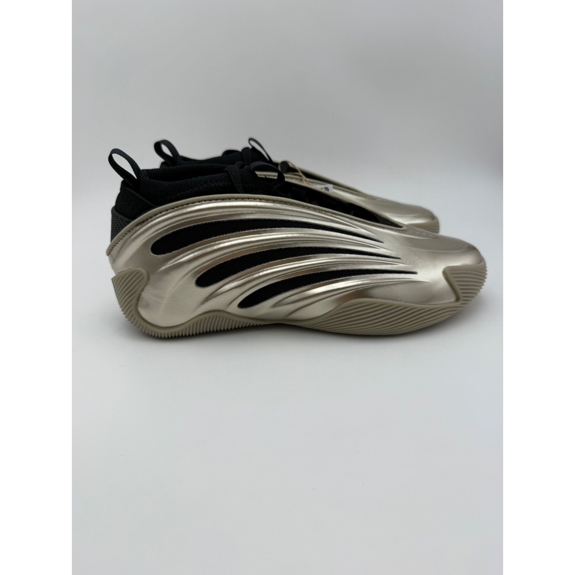 Adidas Size 6 - Men's adidas Harden Vol. 9 Cyber Metallic Baske Size US 6 / EU 39 - 1 Thumbnail