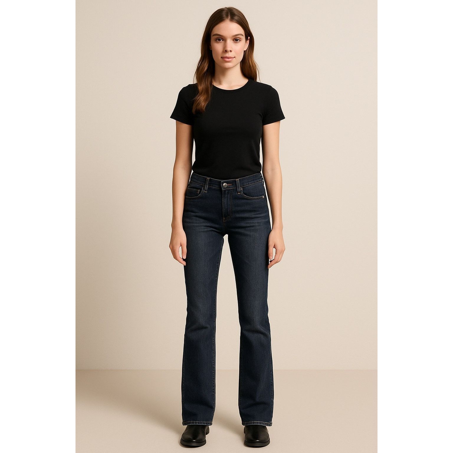 Earl Jeans Vintage Y2K Distressed Bootcut Jeans Dark Wash Earl Jean 6 Size 28" / US 6 / IT 42 - 1 Thumbnail