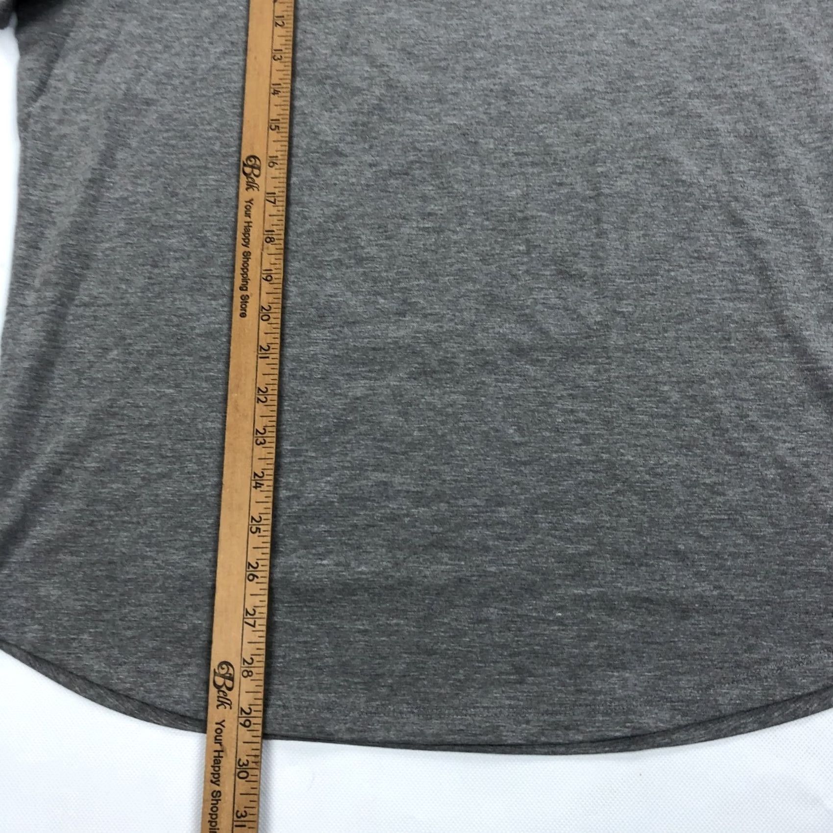 Cuts CUTS Men's Heather Grey Henley T-Shirt XL Curved Hem Button Short Sleeve Athletic Fit Size US XL / EU 56 / 4 - 5 Thumbnail