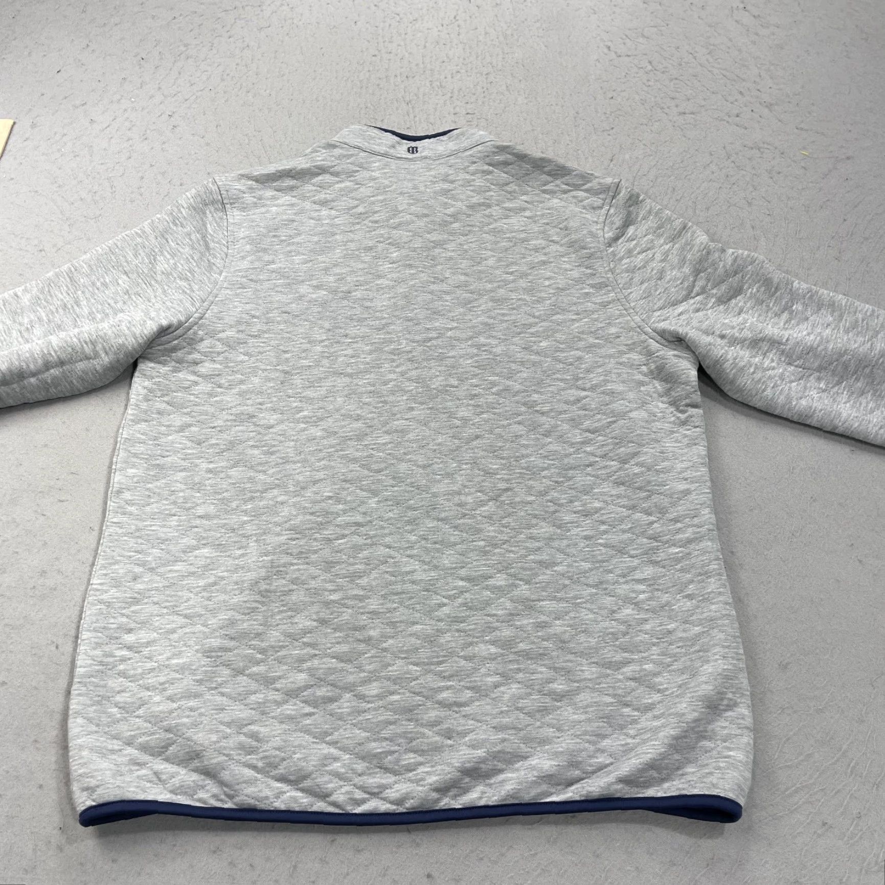 Logo 7 Holderness & Bourne Jacket Mens M Gray Sullivan Quilted Logo Golf Sweater Size US M / EU 48-50 / 2 - 6 Thumbnail