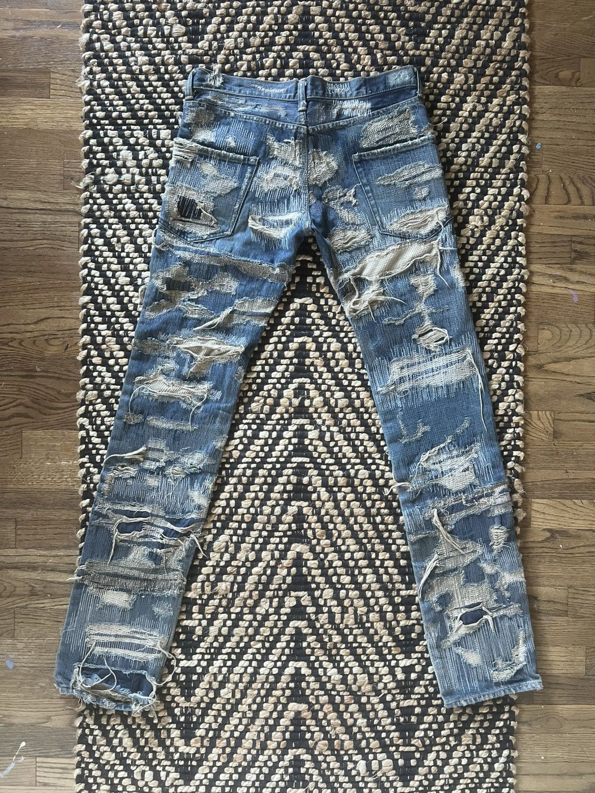 Undercover Undercover AW05 “Arts & Crafts” Blue 85 Denim Size US 31 - 8 Thumbnail