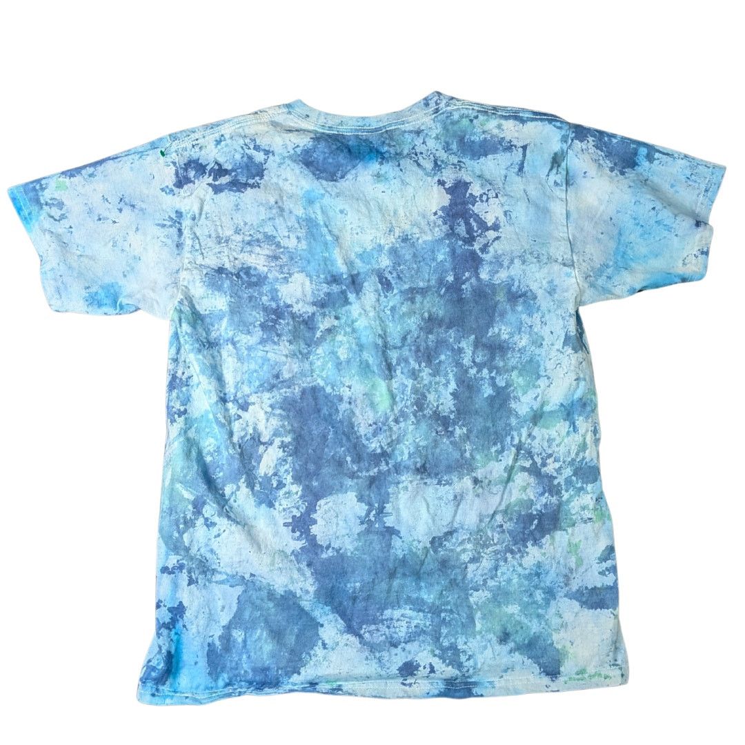 Gildan Gildan Teal/Blue Spiral Tie-Dye Tee Shirt | Women's M Size M / US 6-8 / IT 42-44 - 2 Thumbnail
