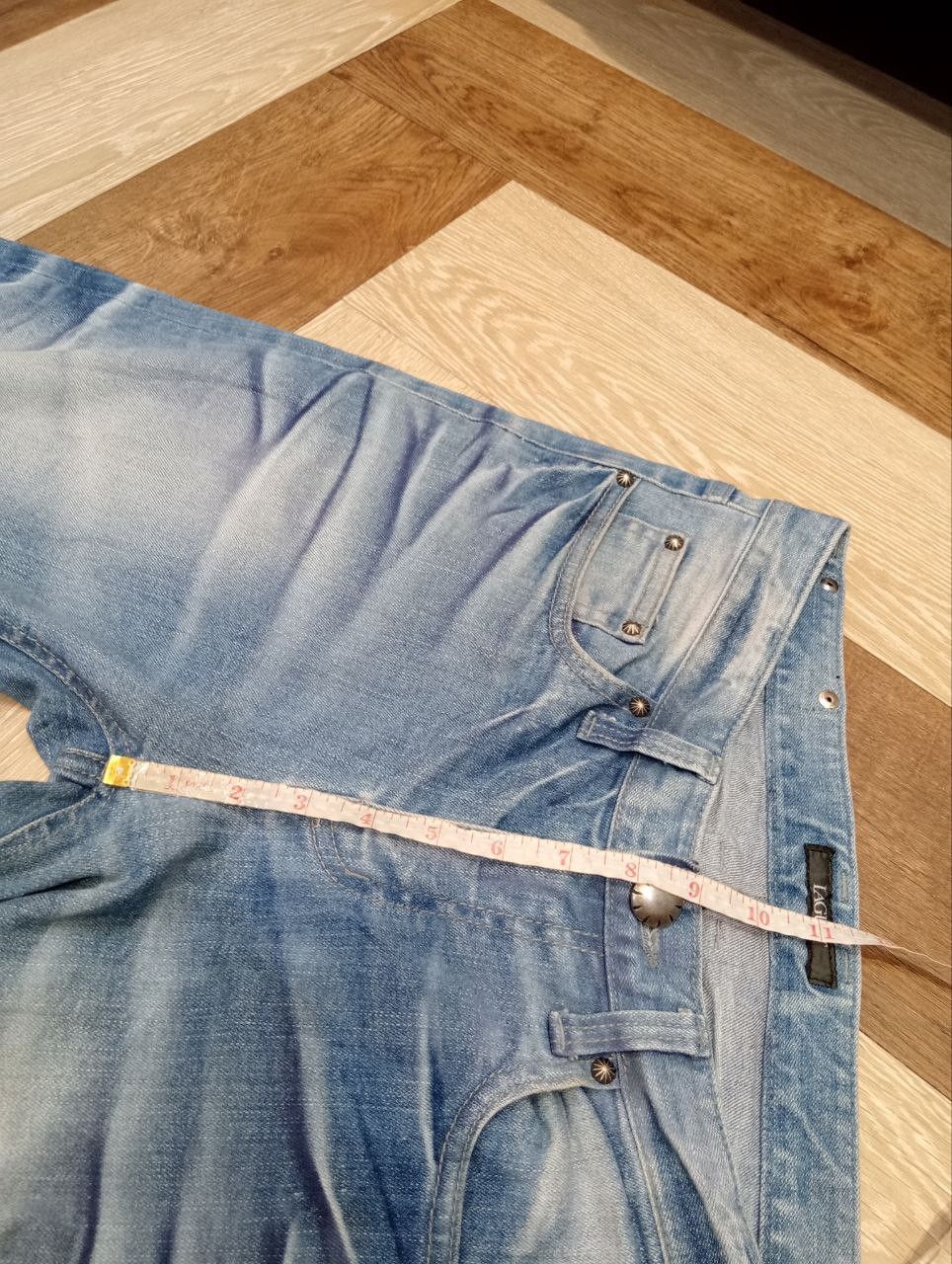 LAGUST BLUE WASHED STRETCH DENIM JEANS