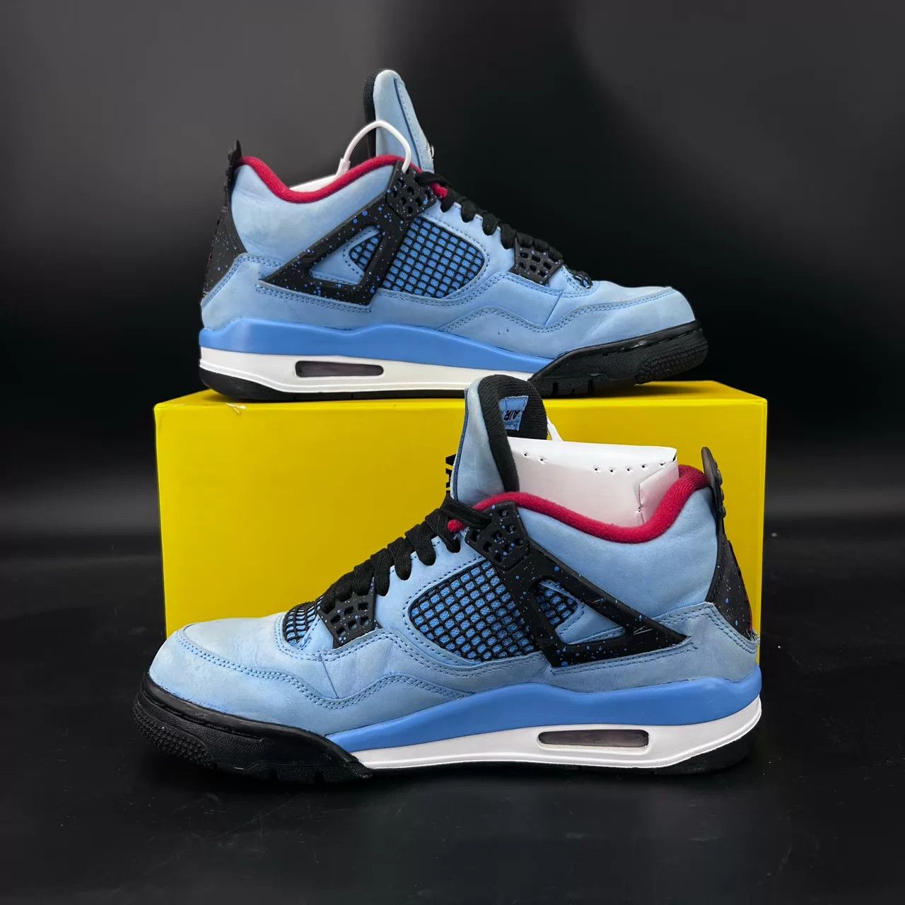 Nike Jordan 4 TS Blue Suede 41 2W, Like New CH2027 Size US 8 / EU 41 - 5 Thumbnail