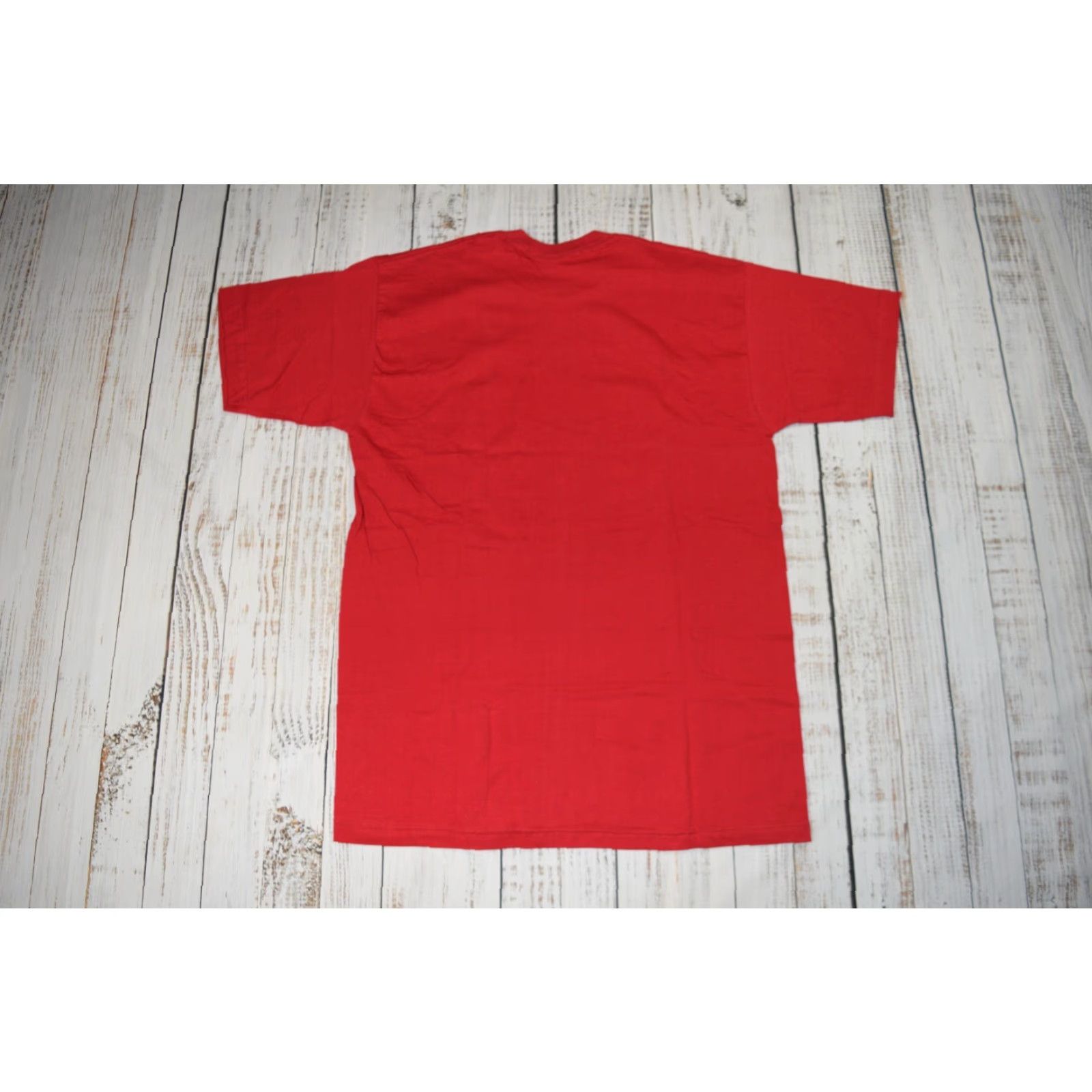Nike VINTAGE Nike T-Shirt Adult Red Just Do It Logo USA 90s XL Mens Short Sleeve, 1990s, Classic Sports, Cotton, Regular Fit Size US XL / EU 56 / 4 - 5 Thumbnail