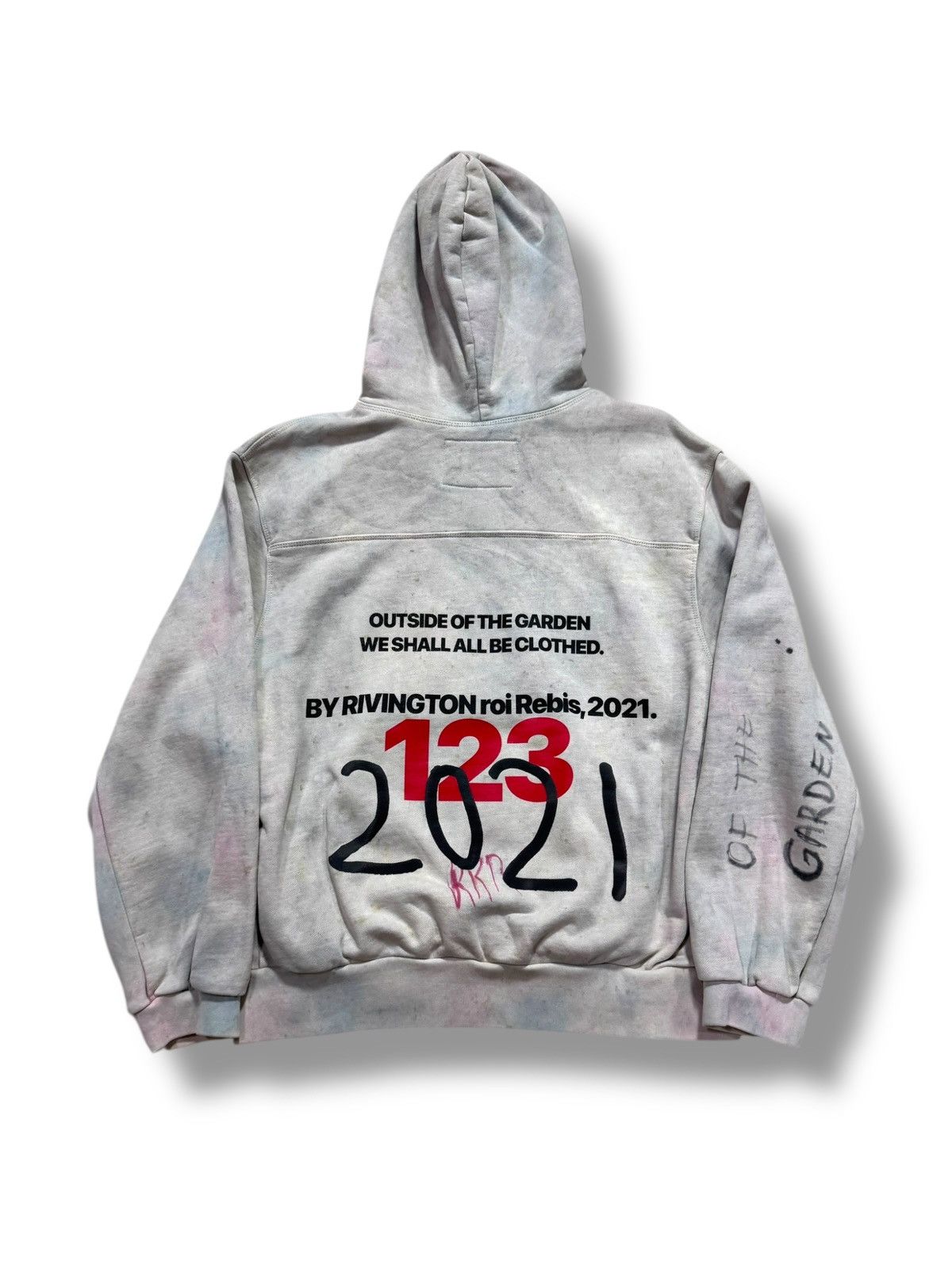 Designer × RRR-123 *RARE* GRAFFITI GARDEN RRR-123 GOD RELIGION HOODIE Size US S / EU 44-46 / 1 - 9 Thumbnail