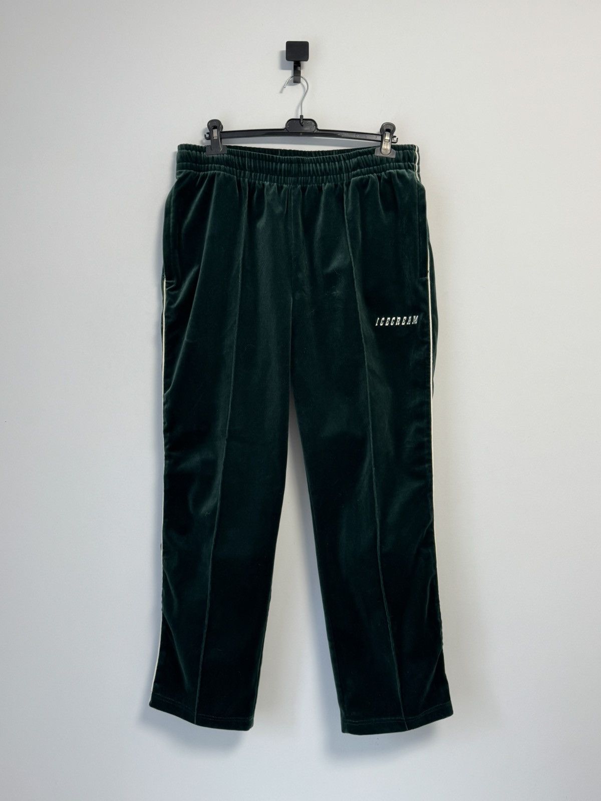 Billionaire Boys Club Billionaire Boys Club ICE CREAM Velour Track Pants Green Size US 34 / EU 50 - 1 Thumbnail