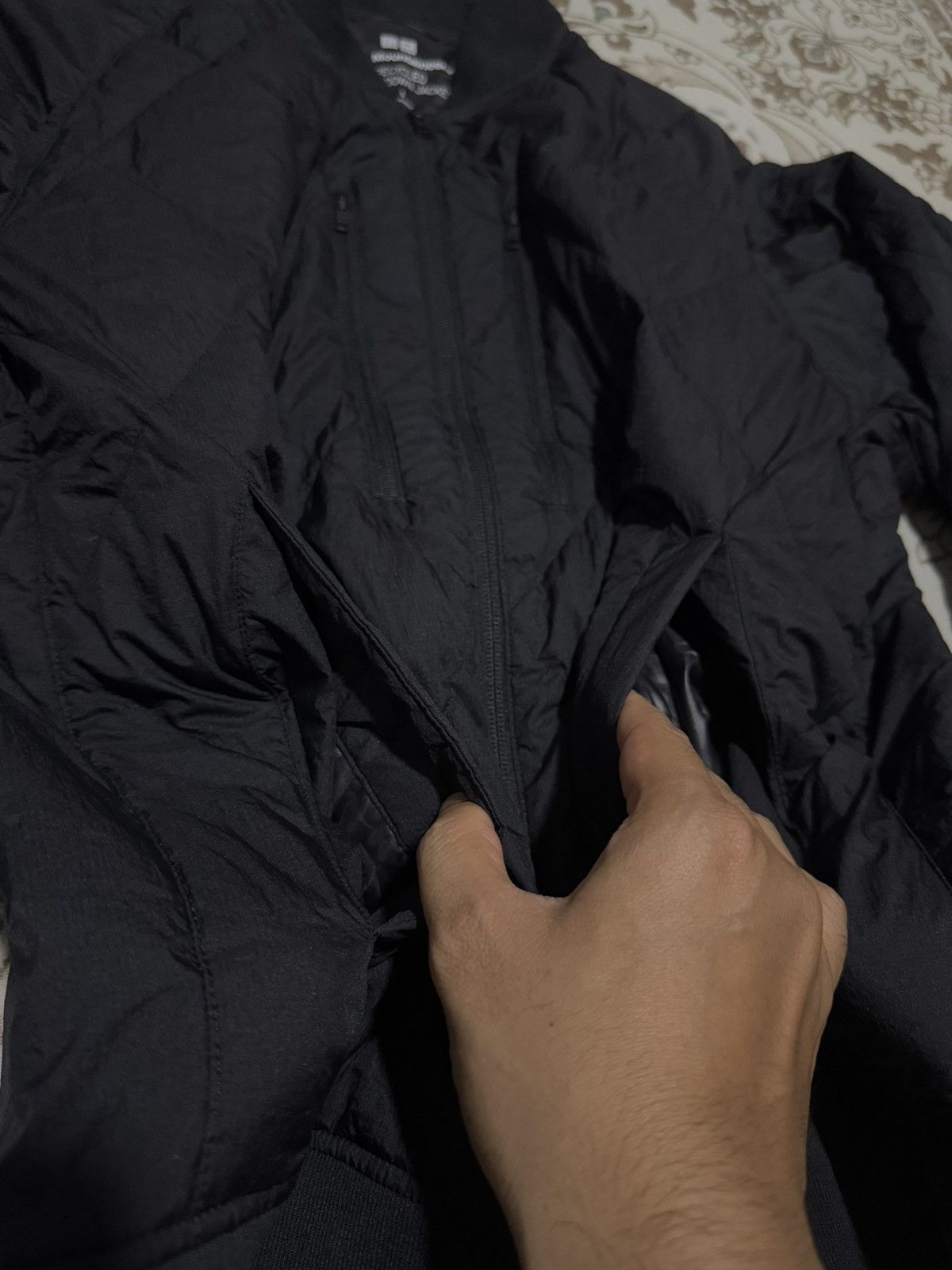 Beauty Beast × Uniqlo × White Mountaineering RARE! White Mountaineering Uniqlo Hybrid Down Quilted Jacket Size US S / EU 44-46 / 1 - 4 Thumbnail