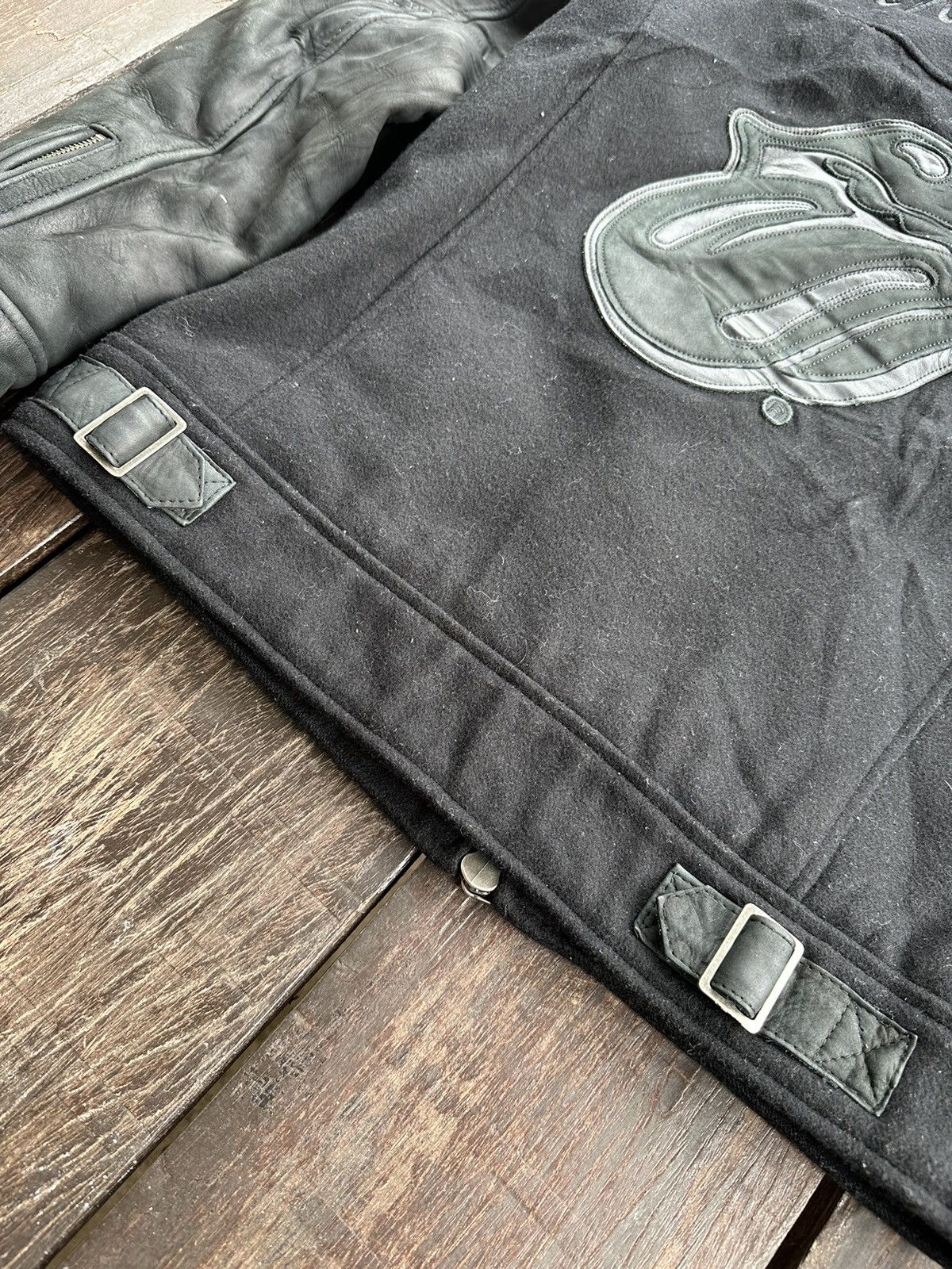 JACKROSE The rolling stones Jack rose vintage leather varsity jacket Size US S / EU 44-46 / 1 - 13 Thumbnail